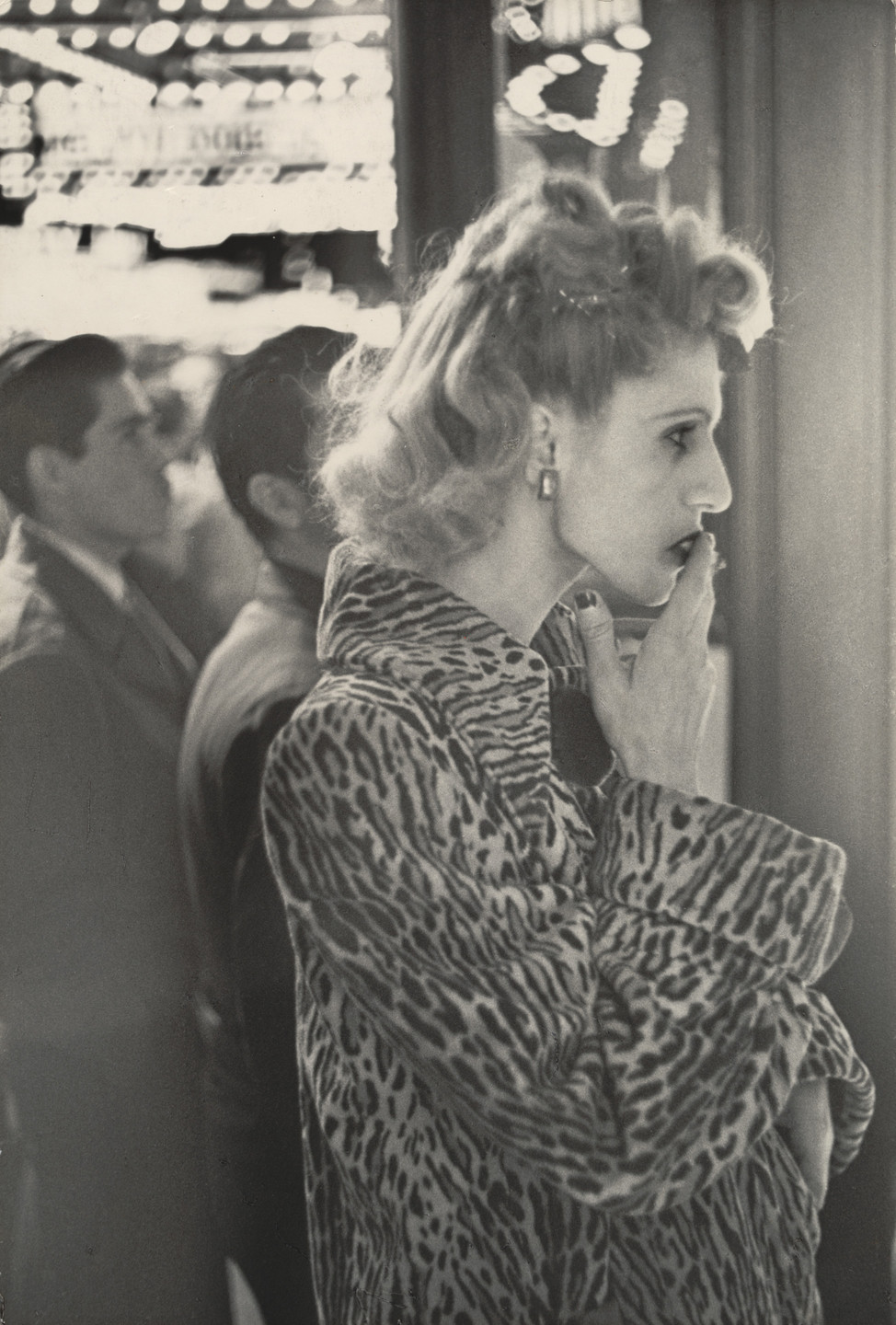 Louis Faurer. Untitled (Woman In Leopard Coat). 1948