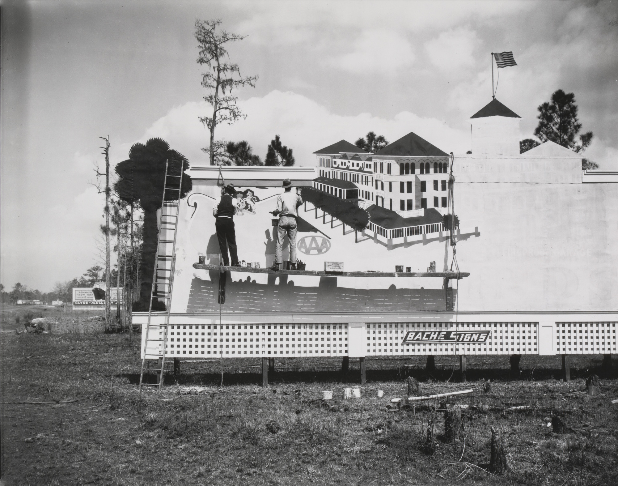 Walker Evans. Billboard Painters, Florida