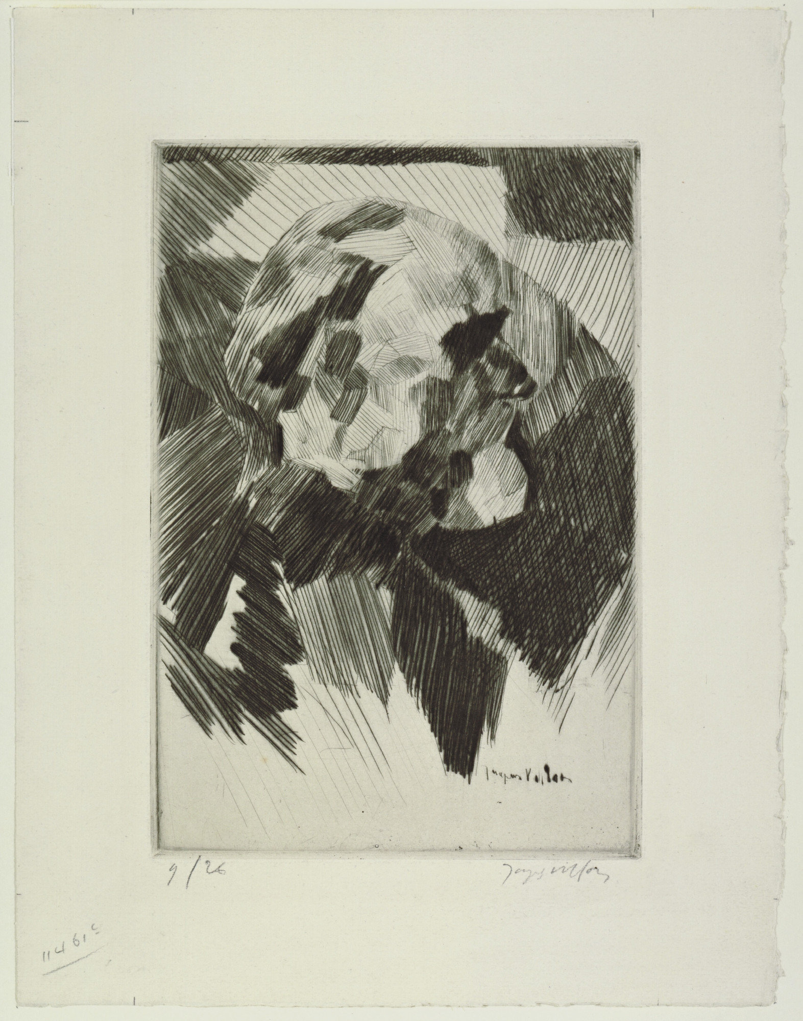 Jacques Villon. Portrait of E.D.