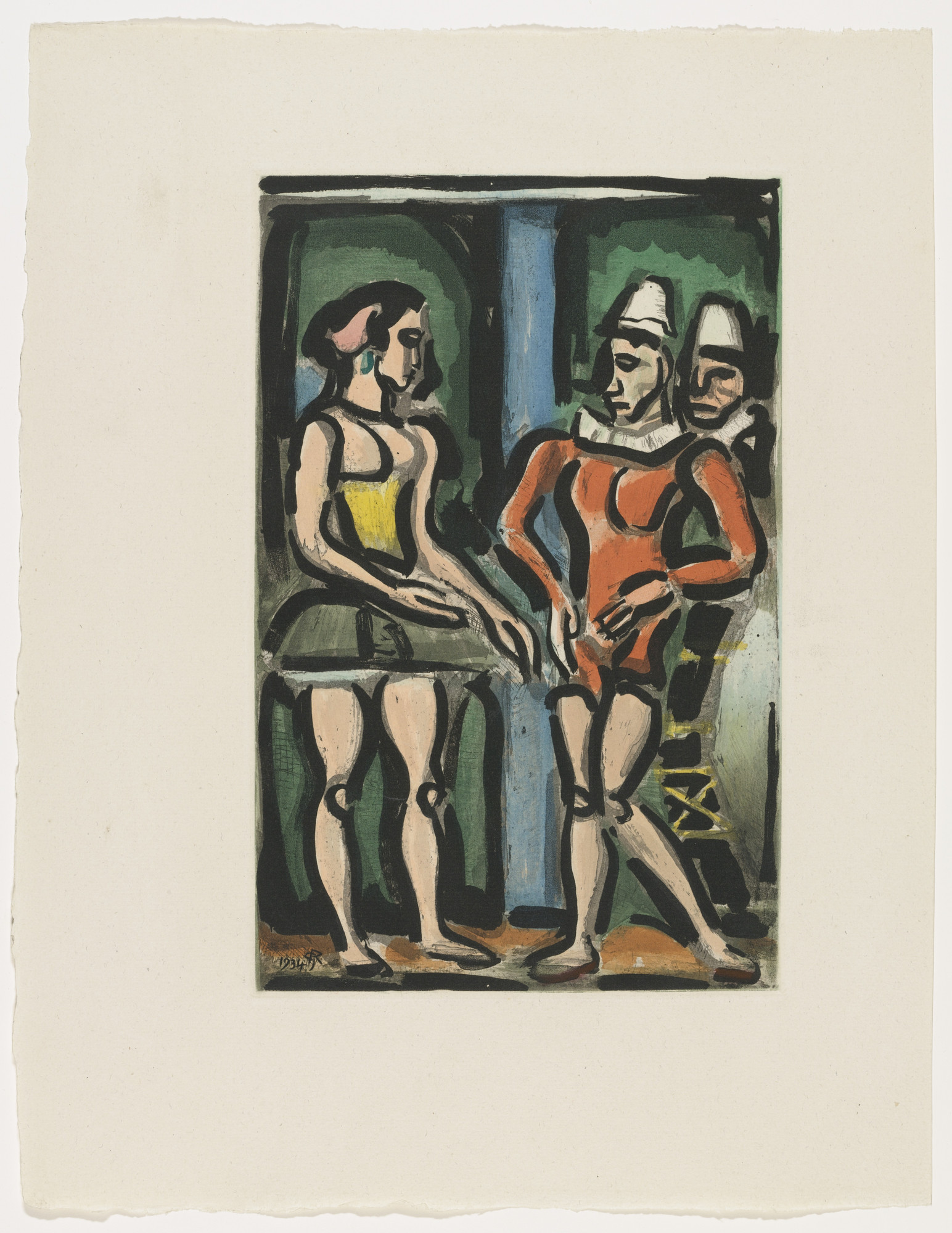 Georges Rouault. Parade (frontispiece) from Cirque de l'étoile filante (The Shooting Star Circus)