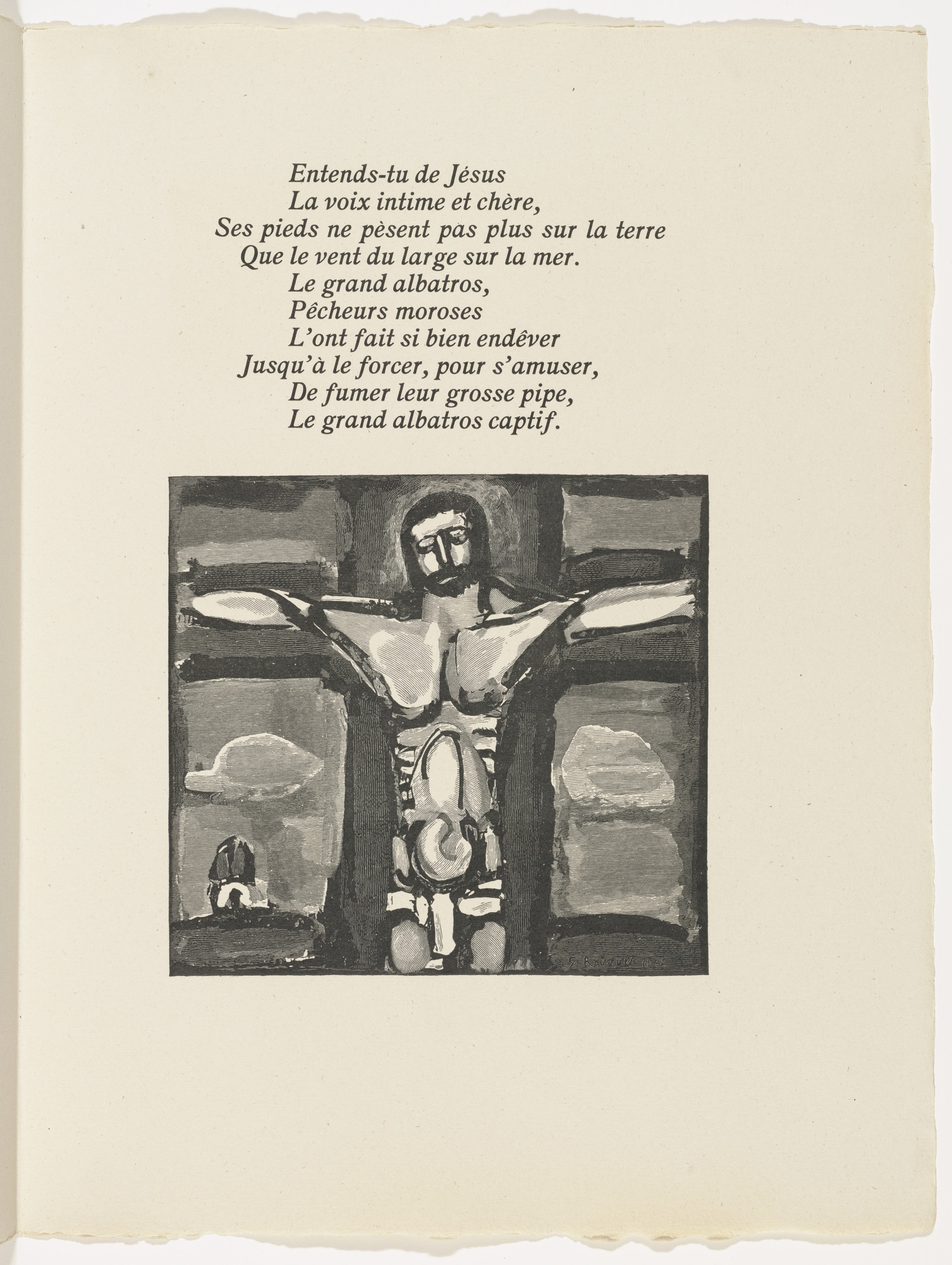 Georges Rouault. Tailpiece (page 39) from Cirque de l'étoile filante (The Shooting Star Circus)