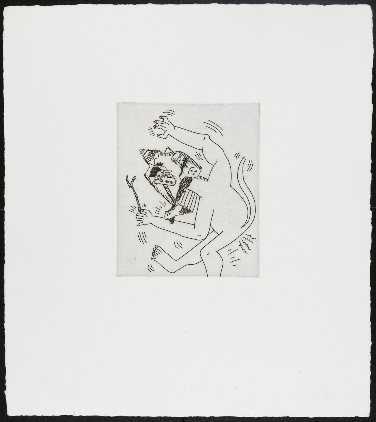 Keith Haring, Sean Kalish. Untitled from an untitled series. 1989