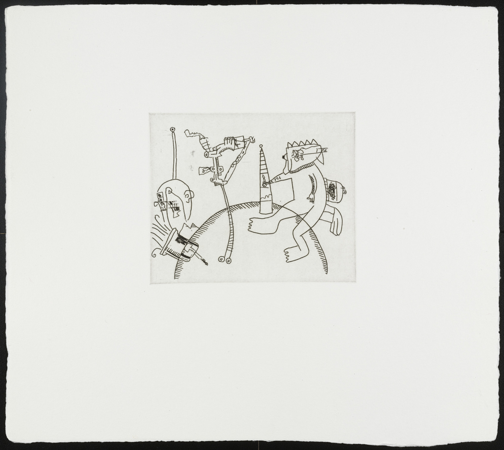 Keith Haring, Sean Kalish. Untitled from an untitled series. 1989