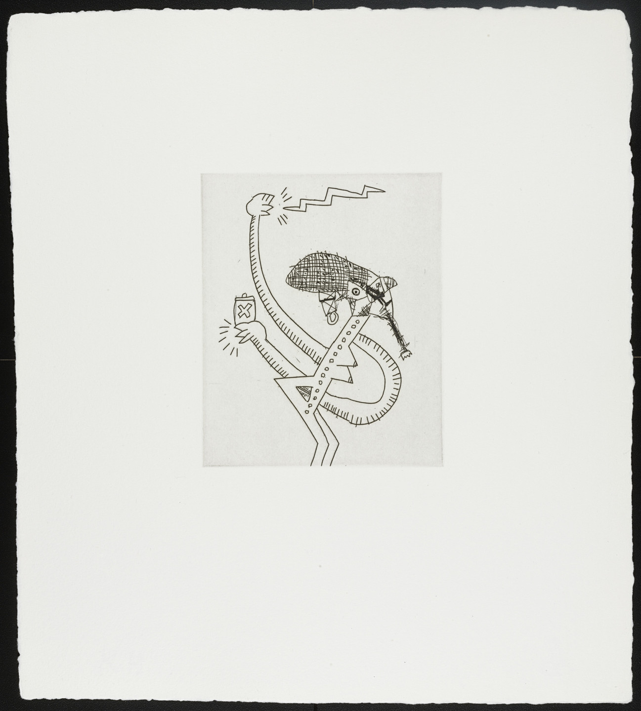 Keith Haring, Sean Kalish. Untitled from an untitled series. 1989