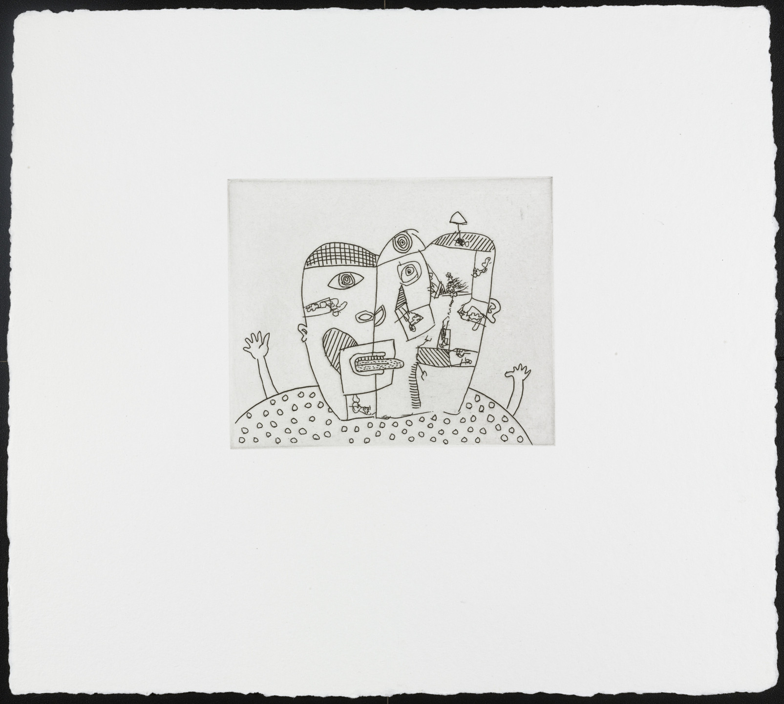Keith Haring, Sean Kalish. Untitled from an untitled series. 1989