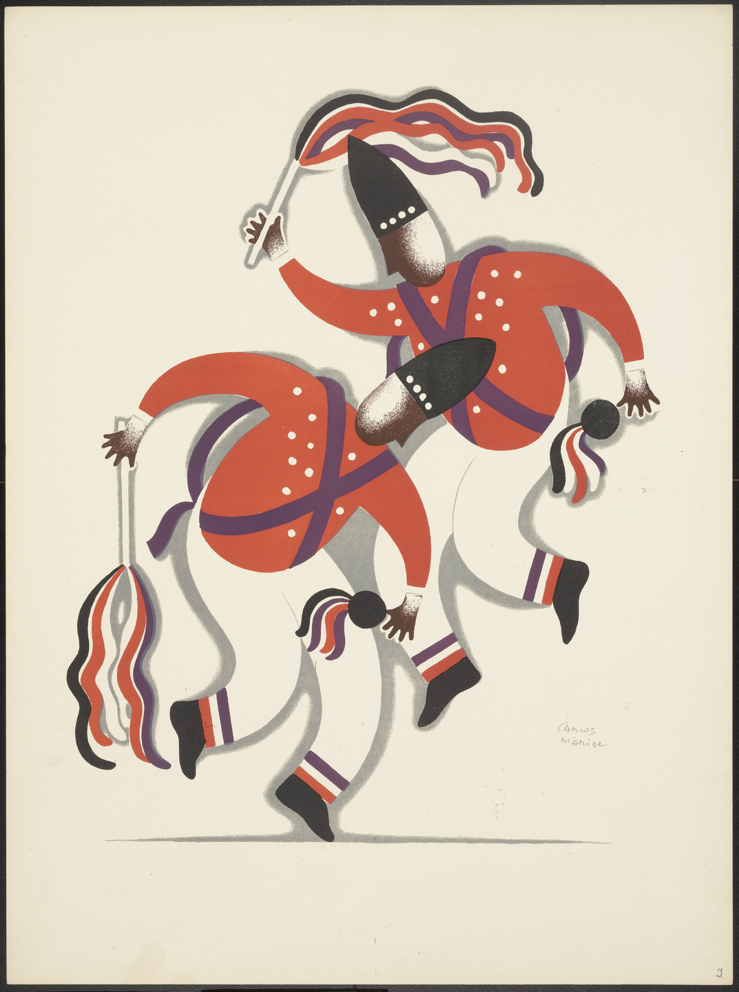 Carlos Mérida. Dance of the Malinches from Dances of Mexico. c. 1937