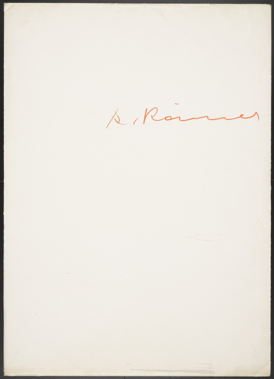 Arnulf Rainer. Coverings (Überdeckungen). (1961)