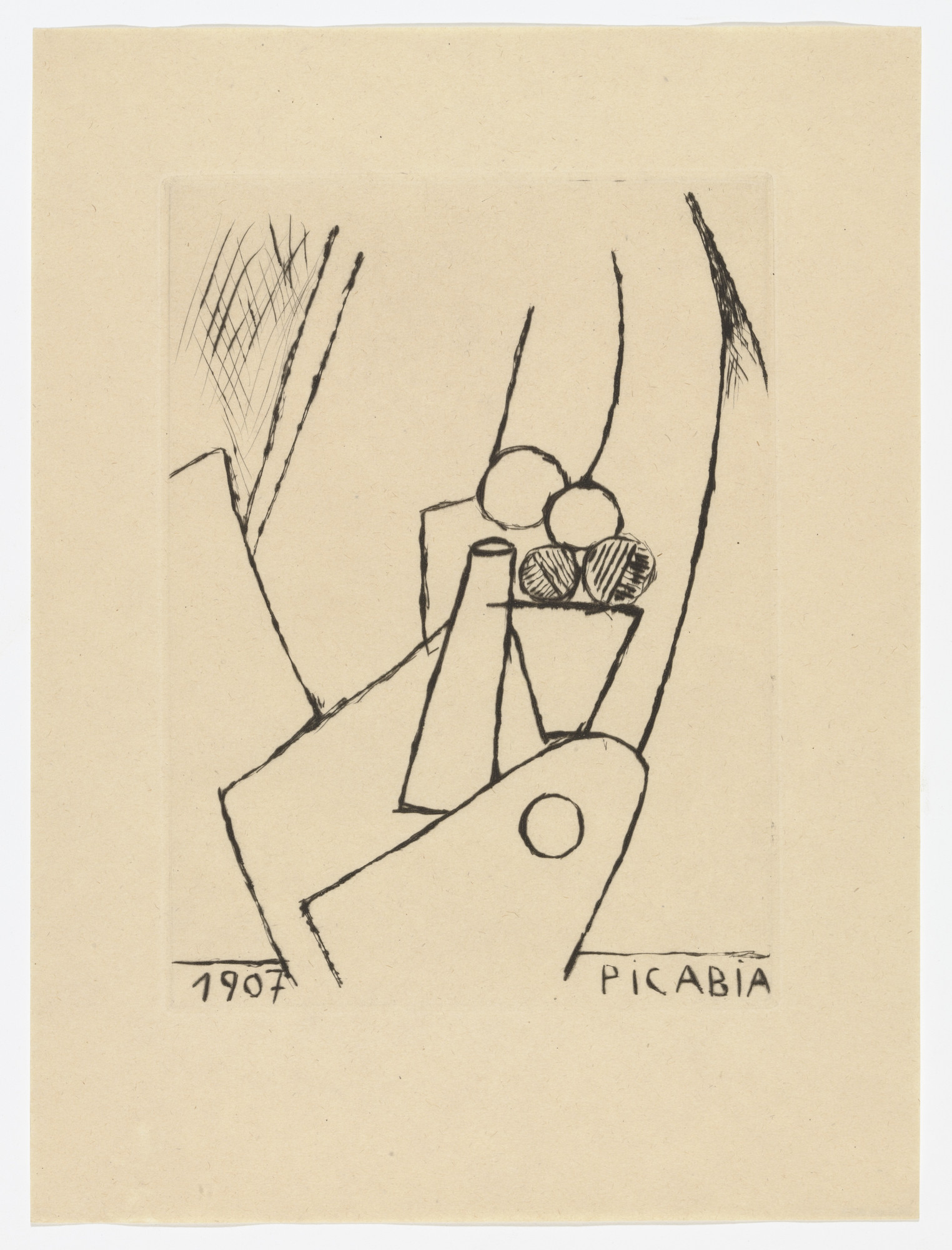 Francis Picabia. Duplicate of plate from Du Cubisme (On Cubism)