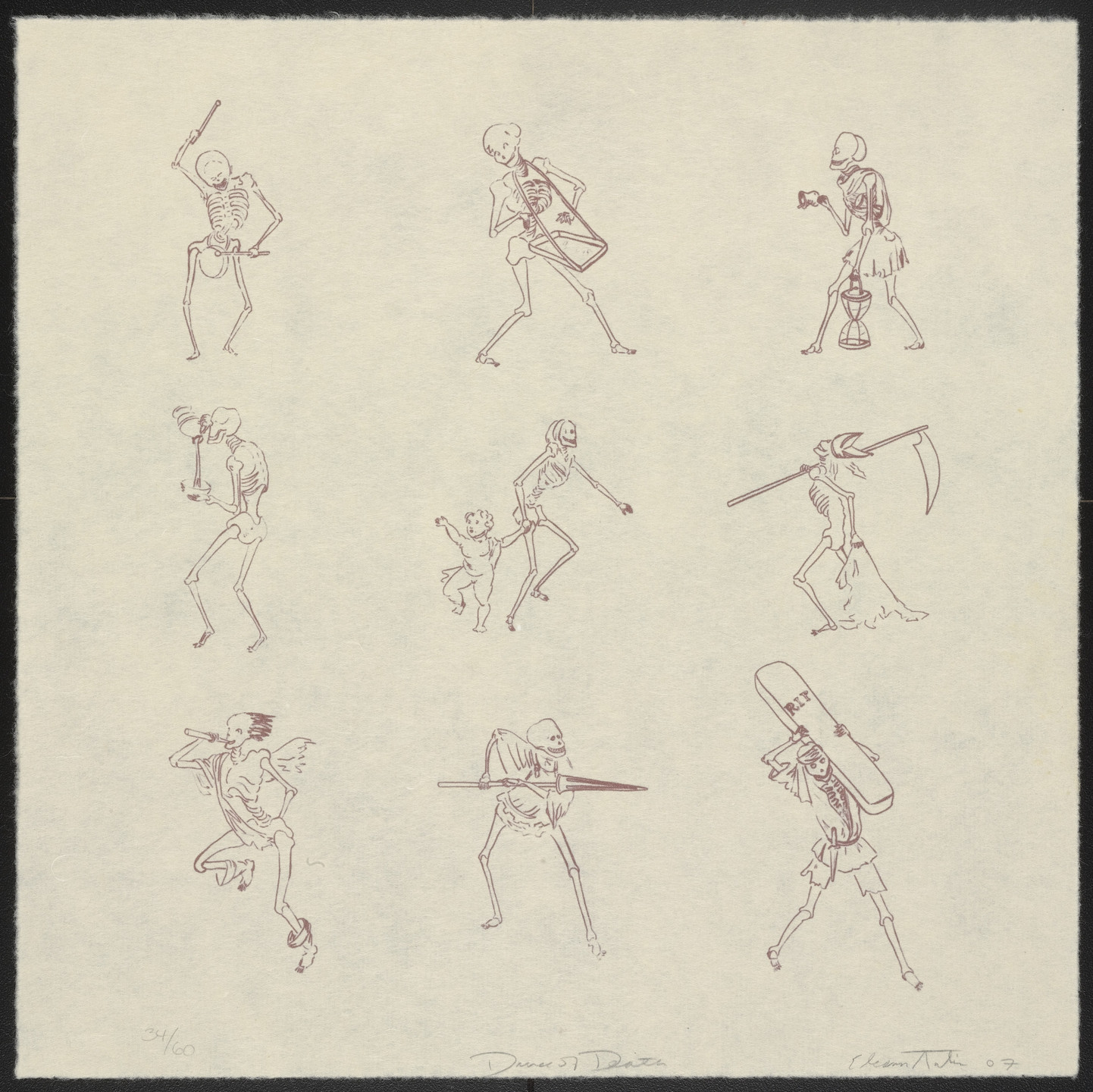 Eleanor Antin. Dance of Death from Femfolio. 2009