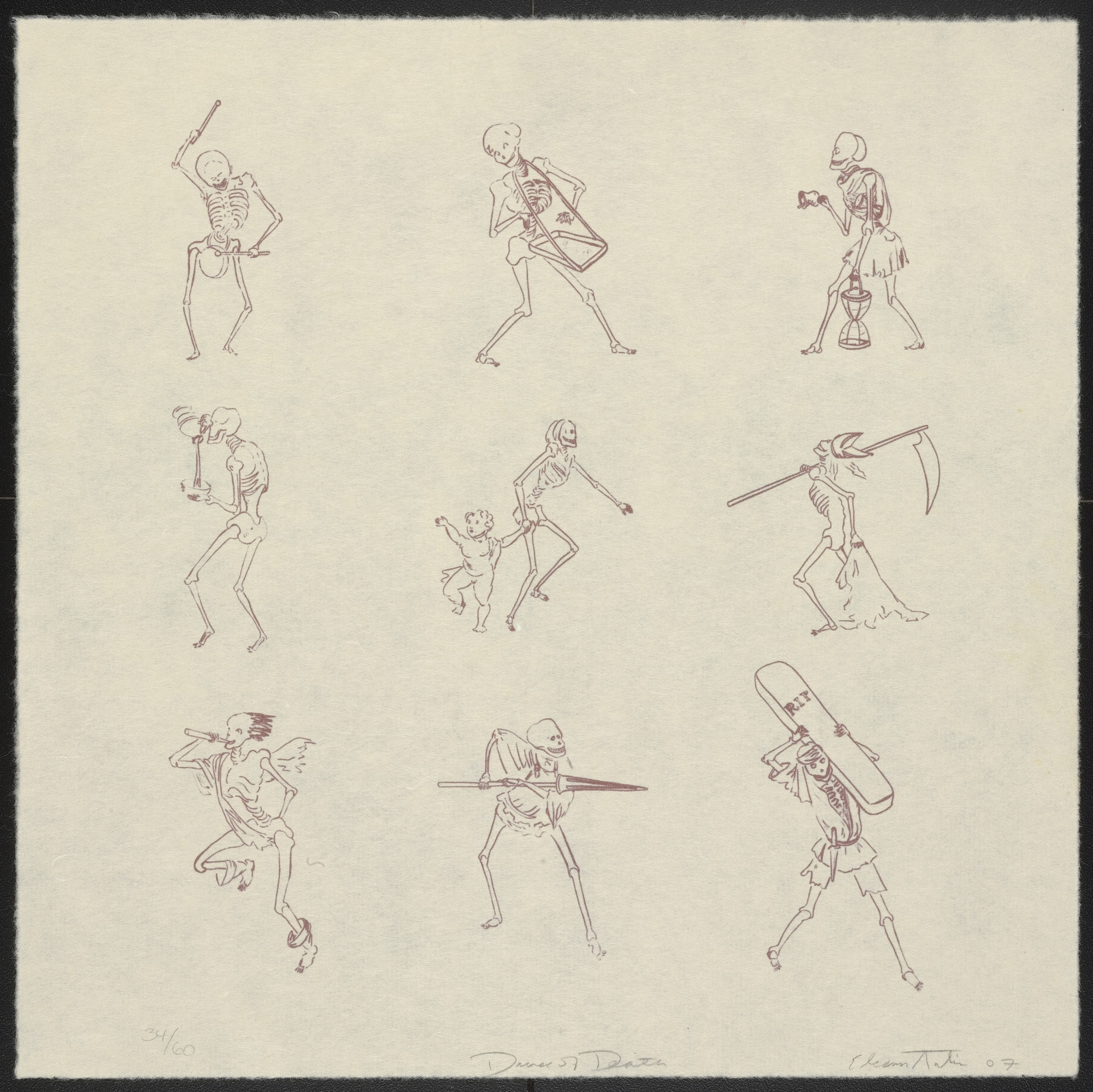 Eleanor Antin. Dance of Death from Femfolio