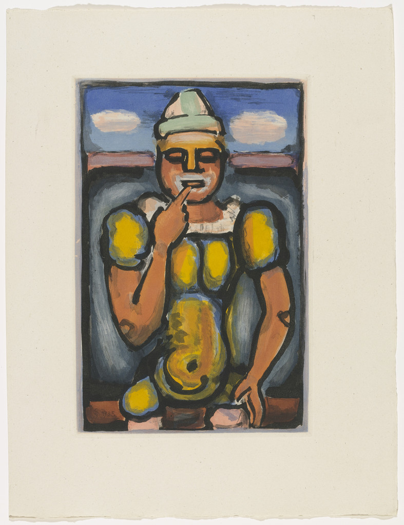 Le Renchéri (One Up-man-ship) (plate facing page 106) from Cirque de l'étoile filante (The Shooting Star Circus)