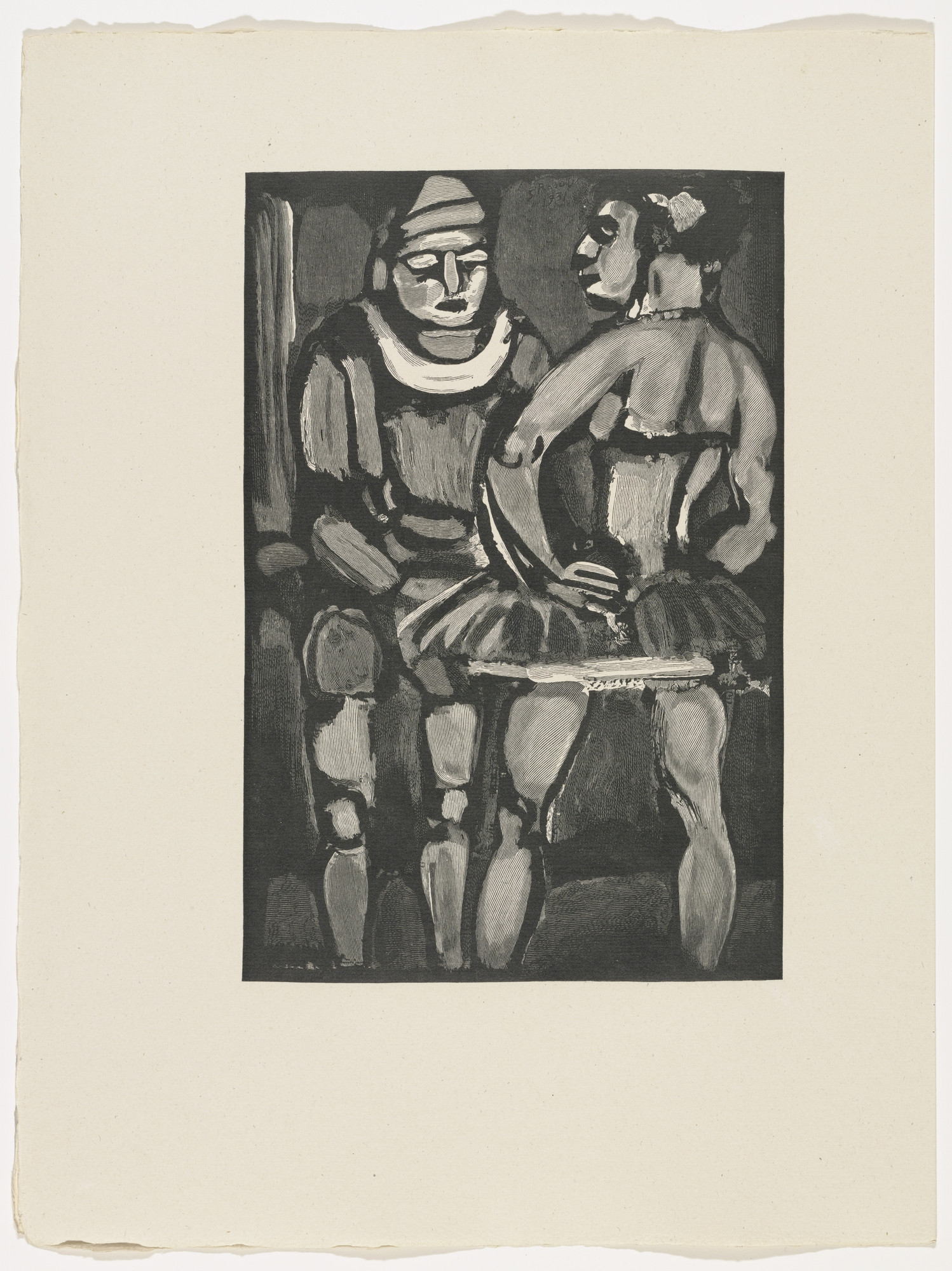 Georges Rouault. Plate (page 118) from Cirque de l'étoile filante ( The Shooting Star Circus )