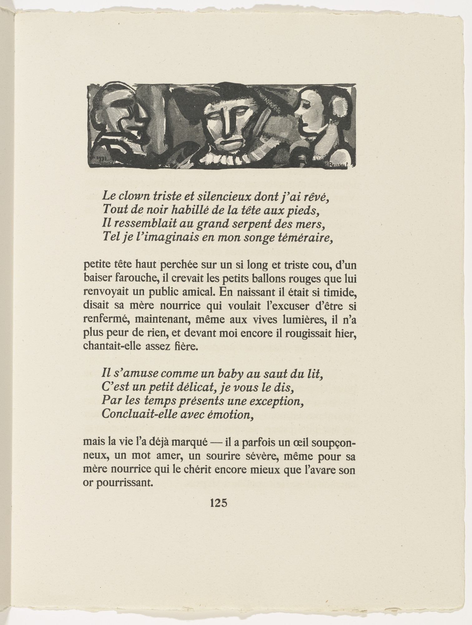 Georges Rouault In Text Plate Page 125 From Cirque De L Etoile Filante The Shooting Star Circus 1938 Moma Georges Rouault In Text Plate Page 125 From Cirque De L Etoile Filante The Shooting Star Circus 1938 Moma