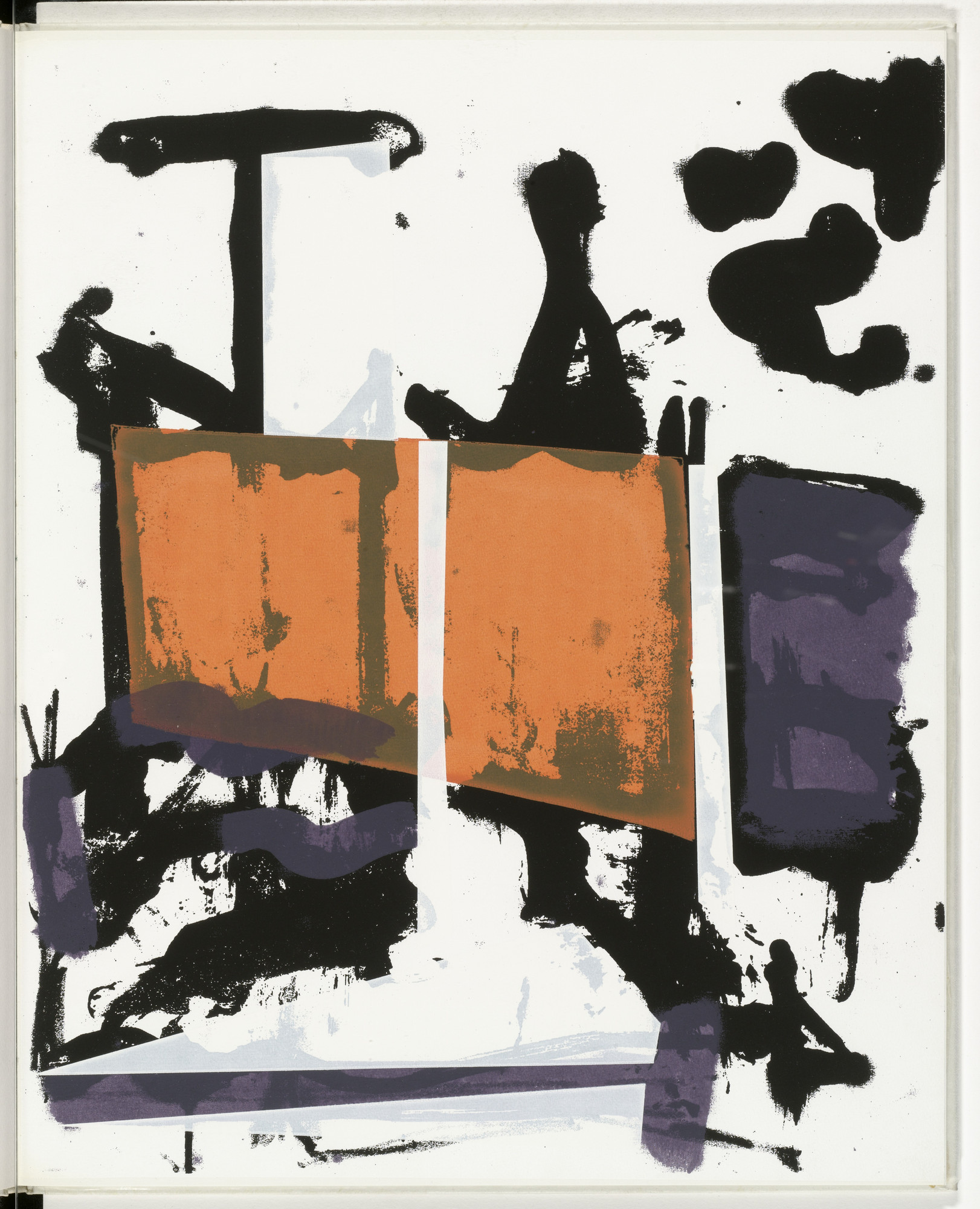 Grace Hartigan. Plate (folio 8) from Salute