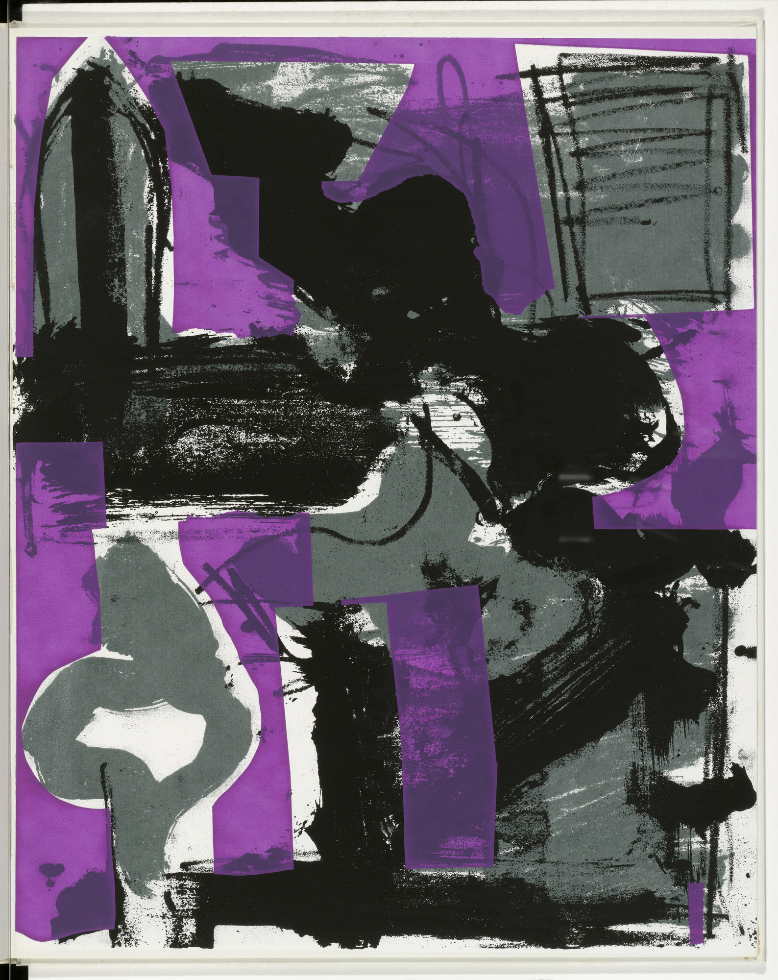 Grace Hartigan. Plate (folio 15) from Salute