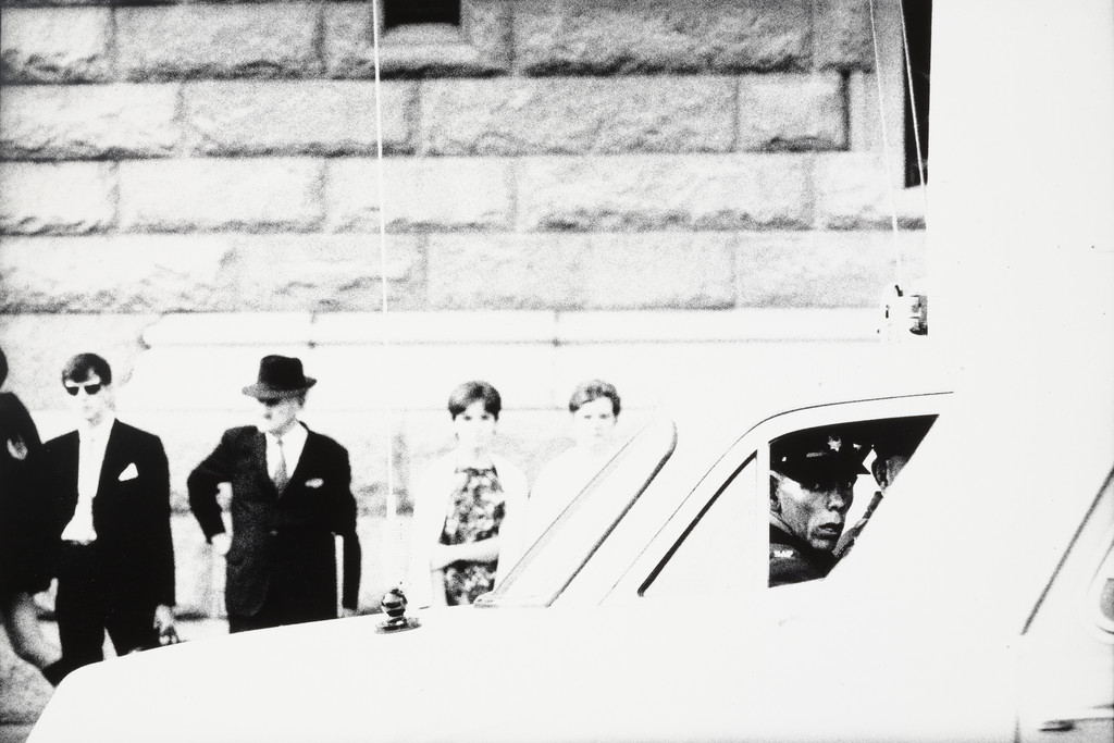Policeman in a Squad Car on Church Square, Pretoria