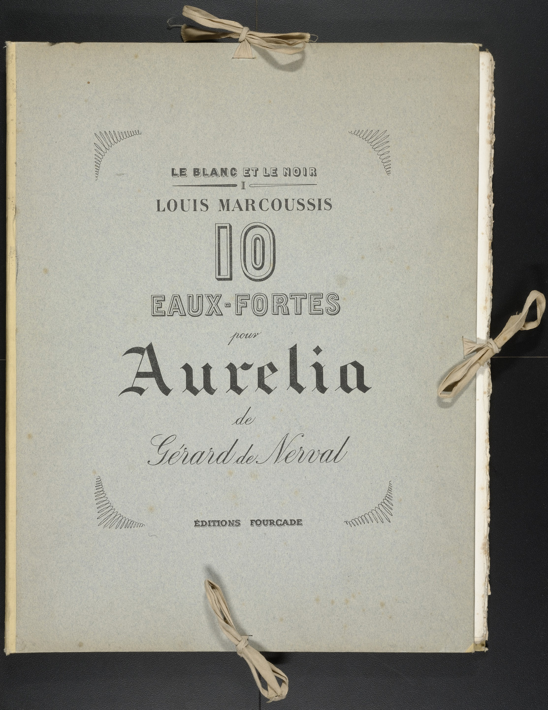 Louis Marcoussis. Ten Etchings for Aurélia (10 Eaux-fortes pour Aurélia) by Gérard de Nerval. 1931