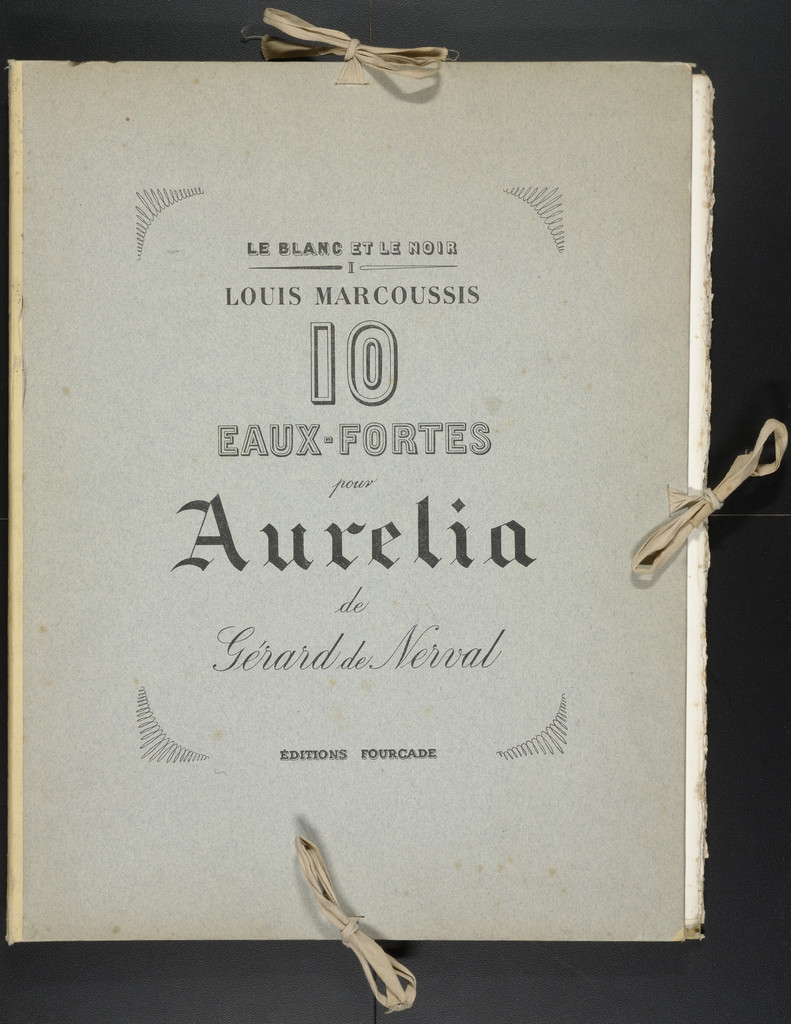 Ten Etchings for Aurélia (10 Eaux-fortes pour Aurélia) by Gérard de Nerval