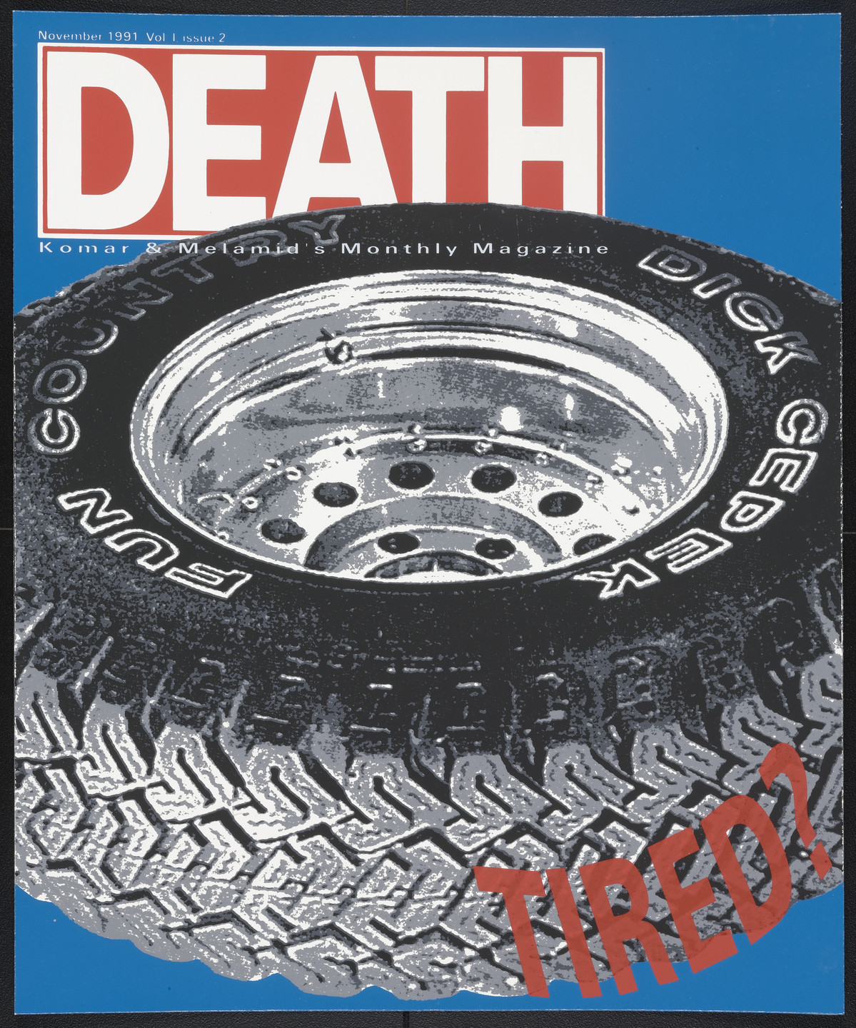 Komar and Melamid, Vitaly Komar, Alex Melamid. November 1991, Vol. 1, Issue 2 from the series DEATH Magazine. 1991