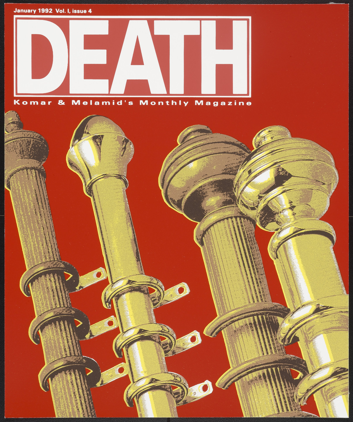 Komar and Melamid, Vitaly Komar, Alex Melamid. January 1992, Vol. 1, Issue 4 from the series DEATH Magazine. 1992