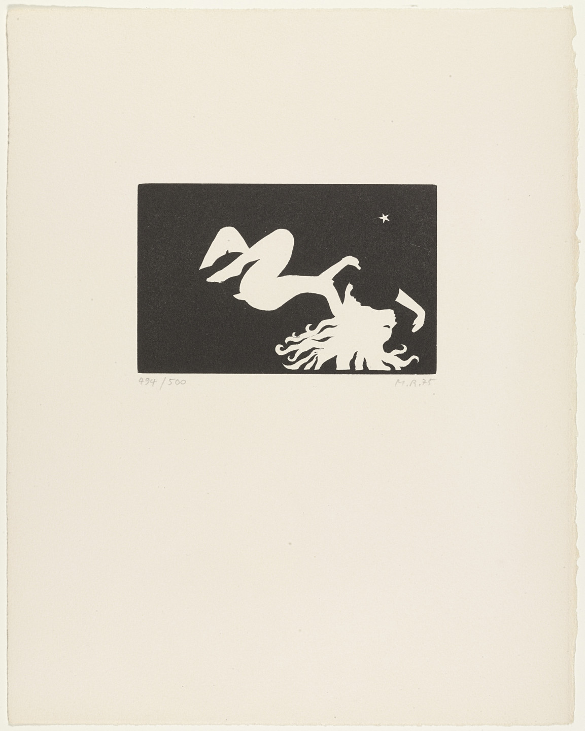 Markus Raetz. Untitled from Die Buecher. 1975