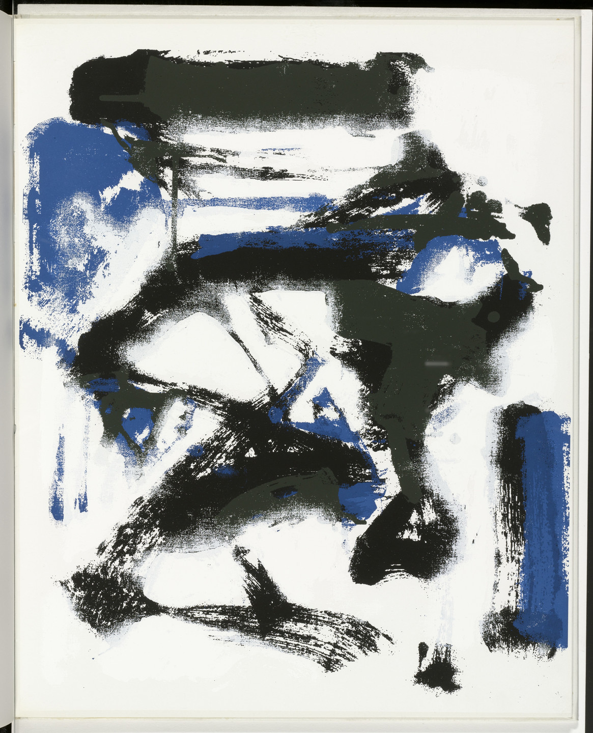 Joan Mitchell. Plate (folio 7) from The Poems. 1960