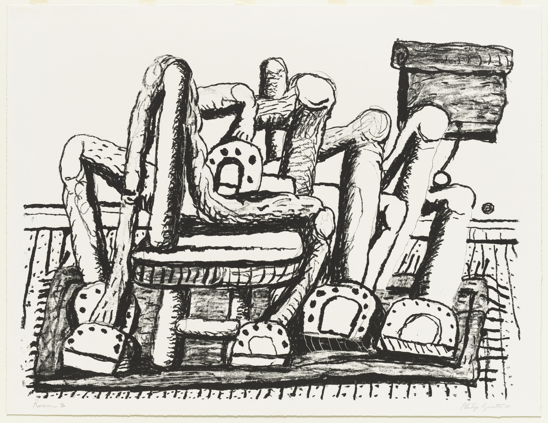 Philip Guston. Room. 1980