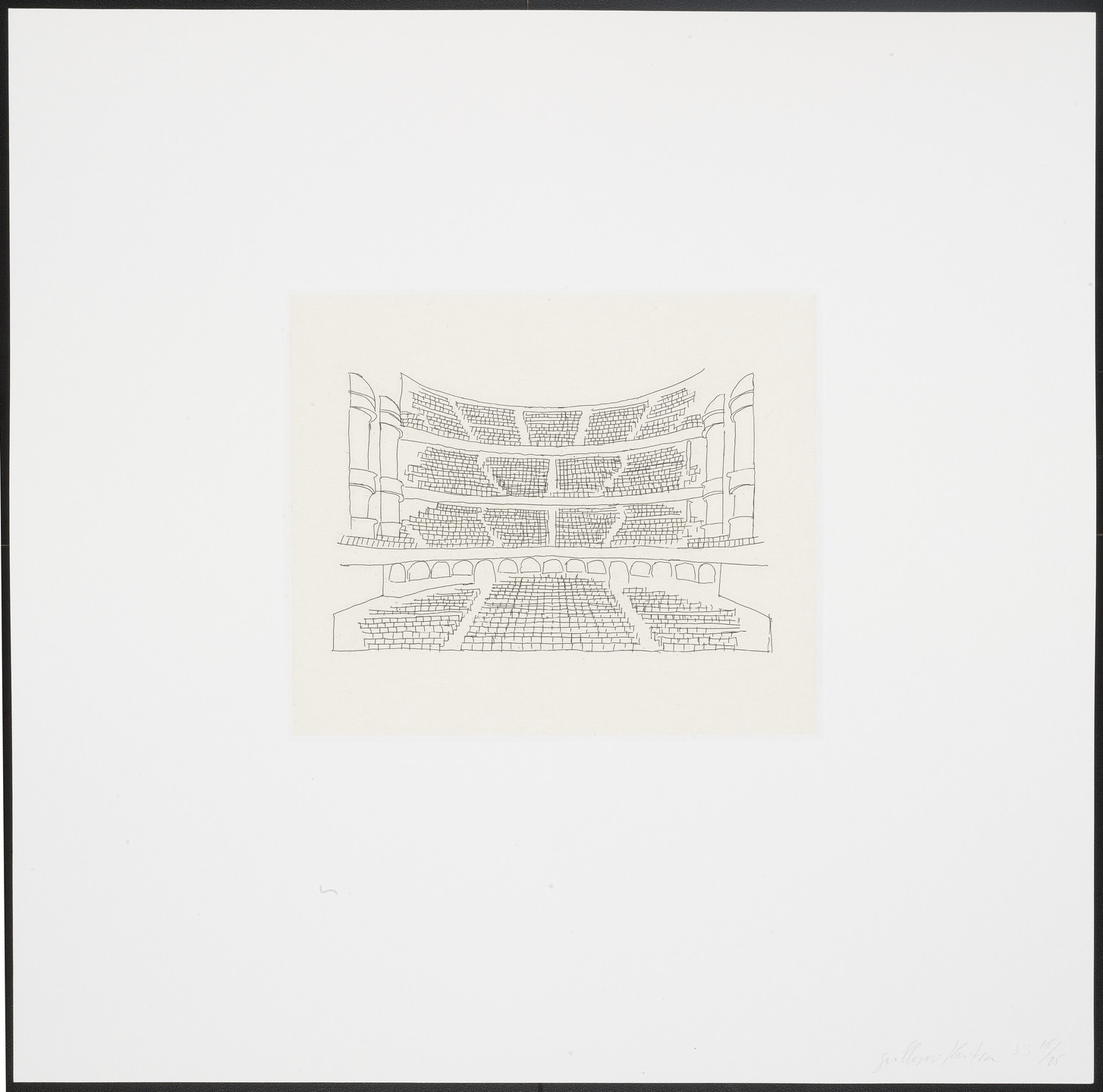 Guillermo Kuitca. Untitled from Puro Teatro. 2003