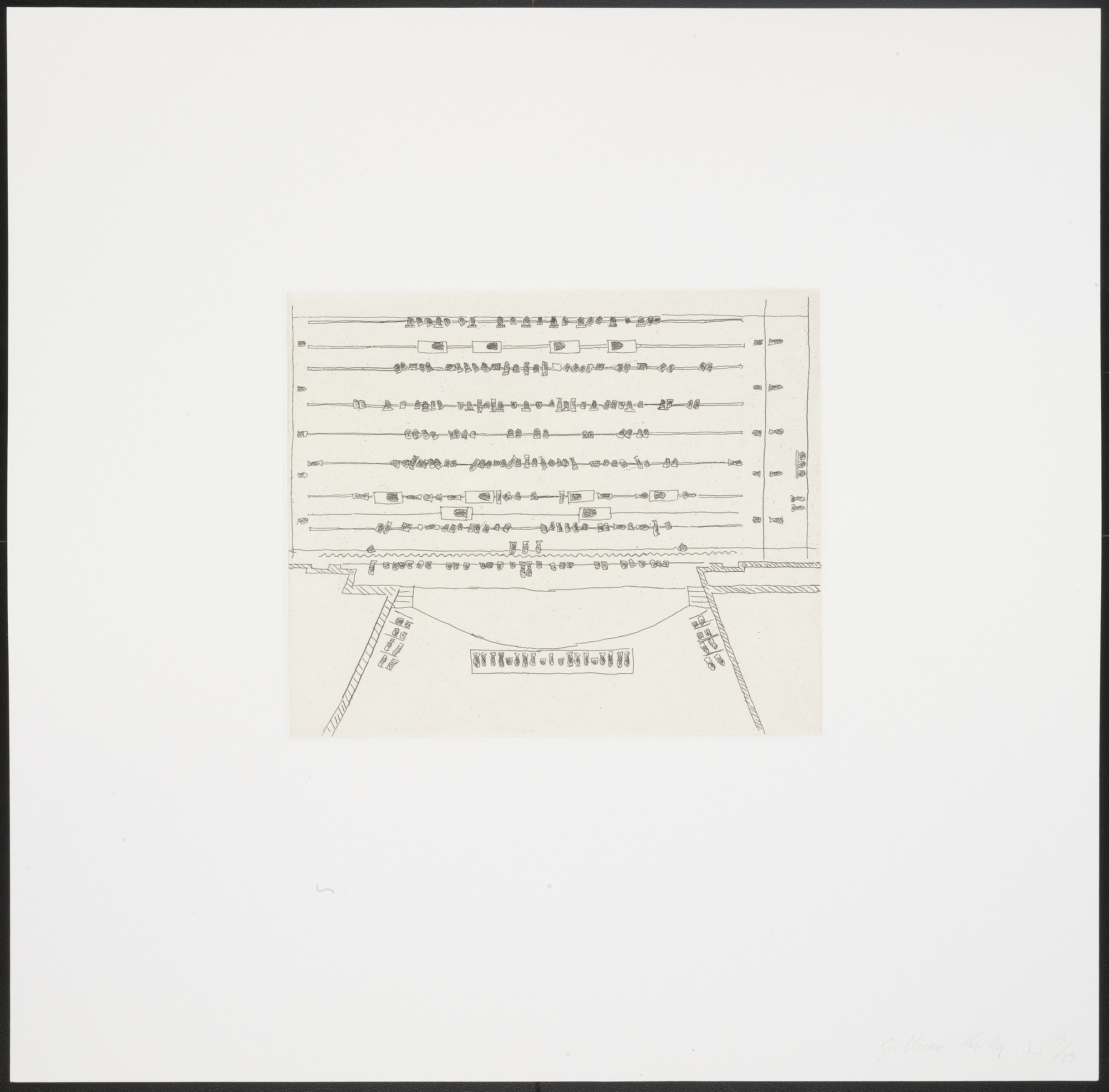 Guillermo Kuitca. Untitled from Puro Teatro (Pure Theater)