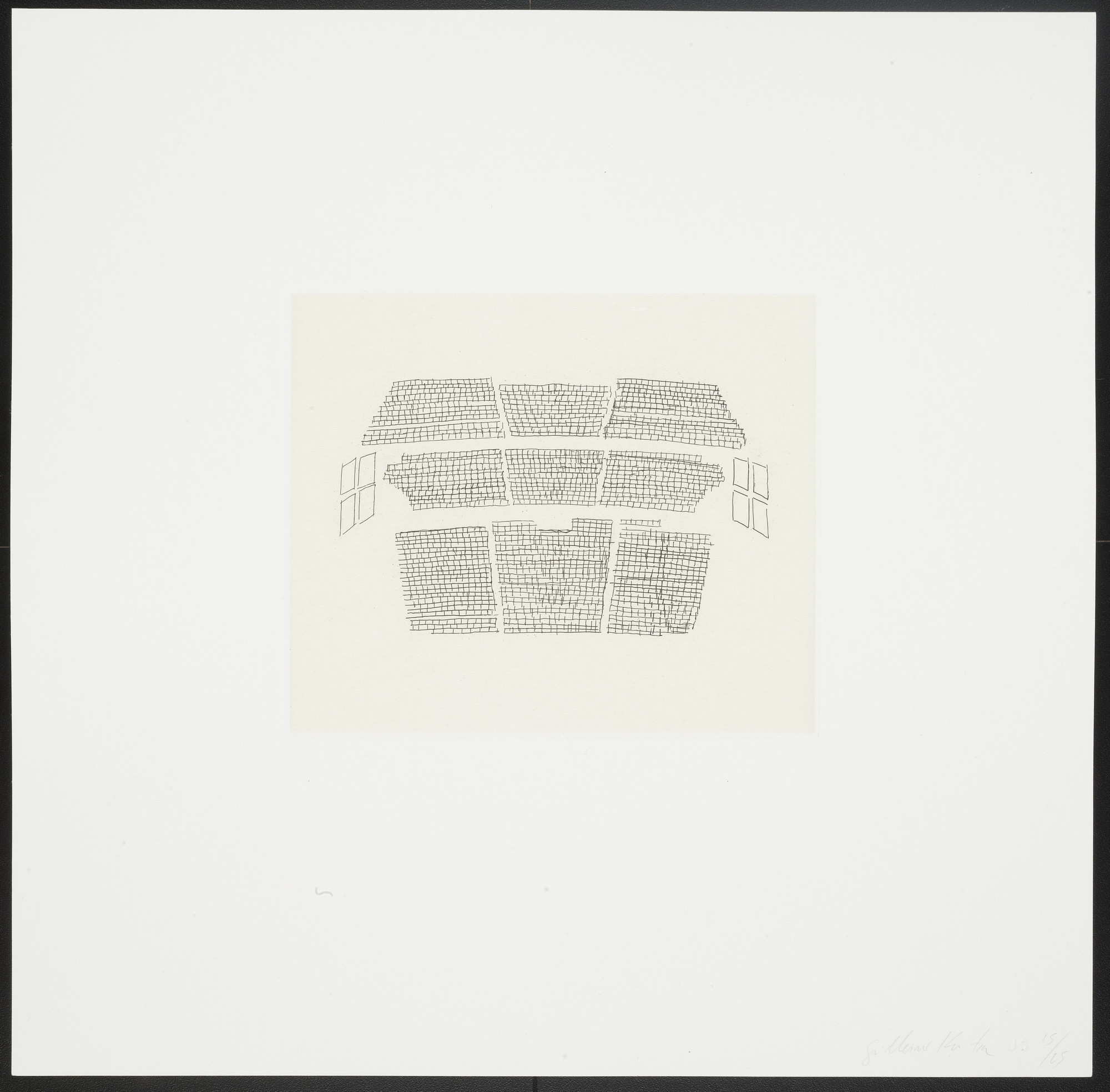 Guillermo Kuitca. Untitled from Puro Teatro (Pure Theater)