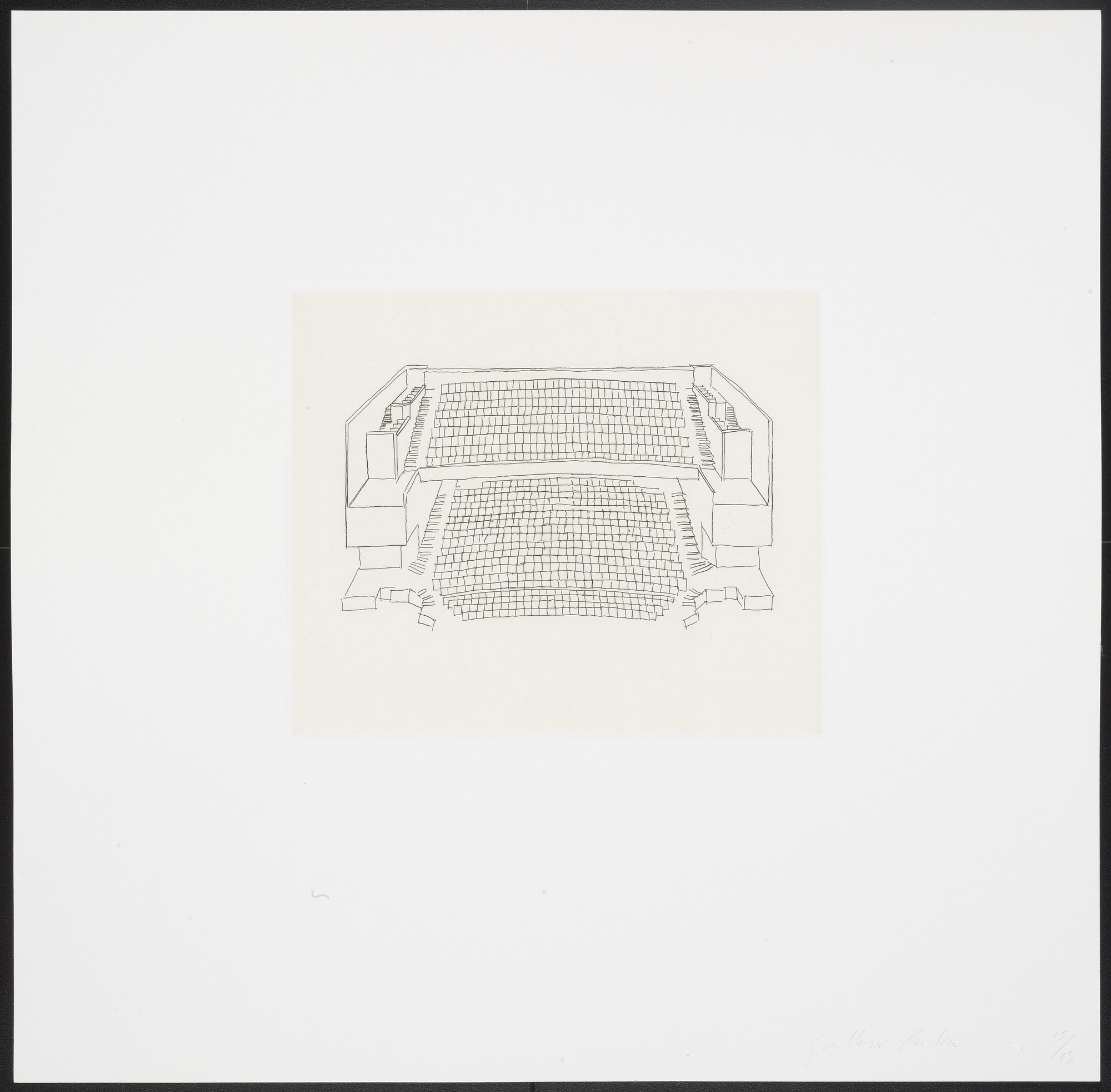 Guillermo Kuitca. Untitled from Puro Teatro (Pure Theater)