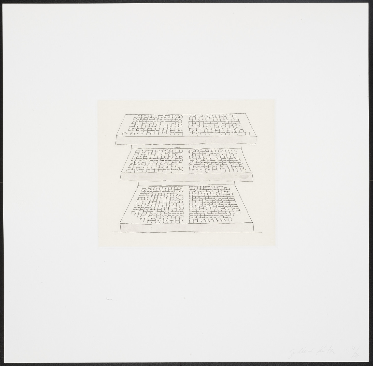 Guillermo Kuitca. Untitled from Puro Teatro. 2003