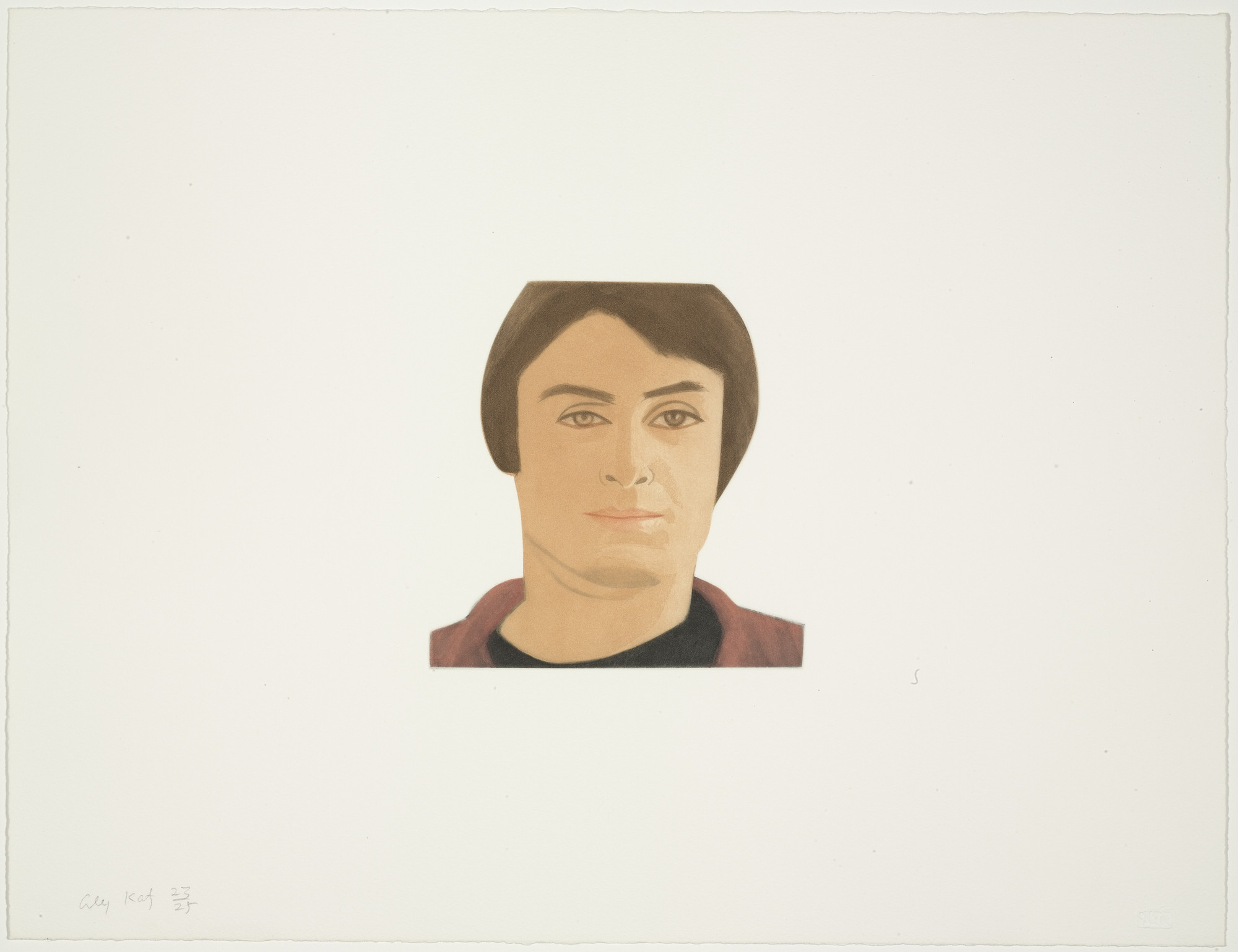 Alex Katz. John Godfrey from Face of the Poet