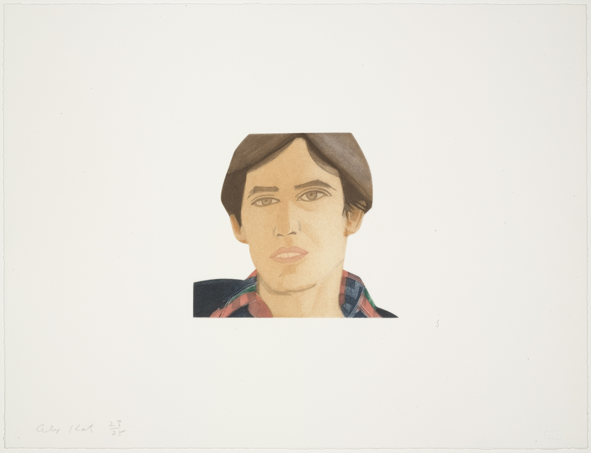 Alex Katz. Michael Lally from Face of the Poet