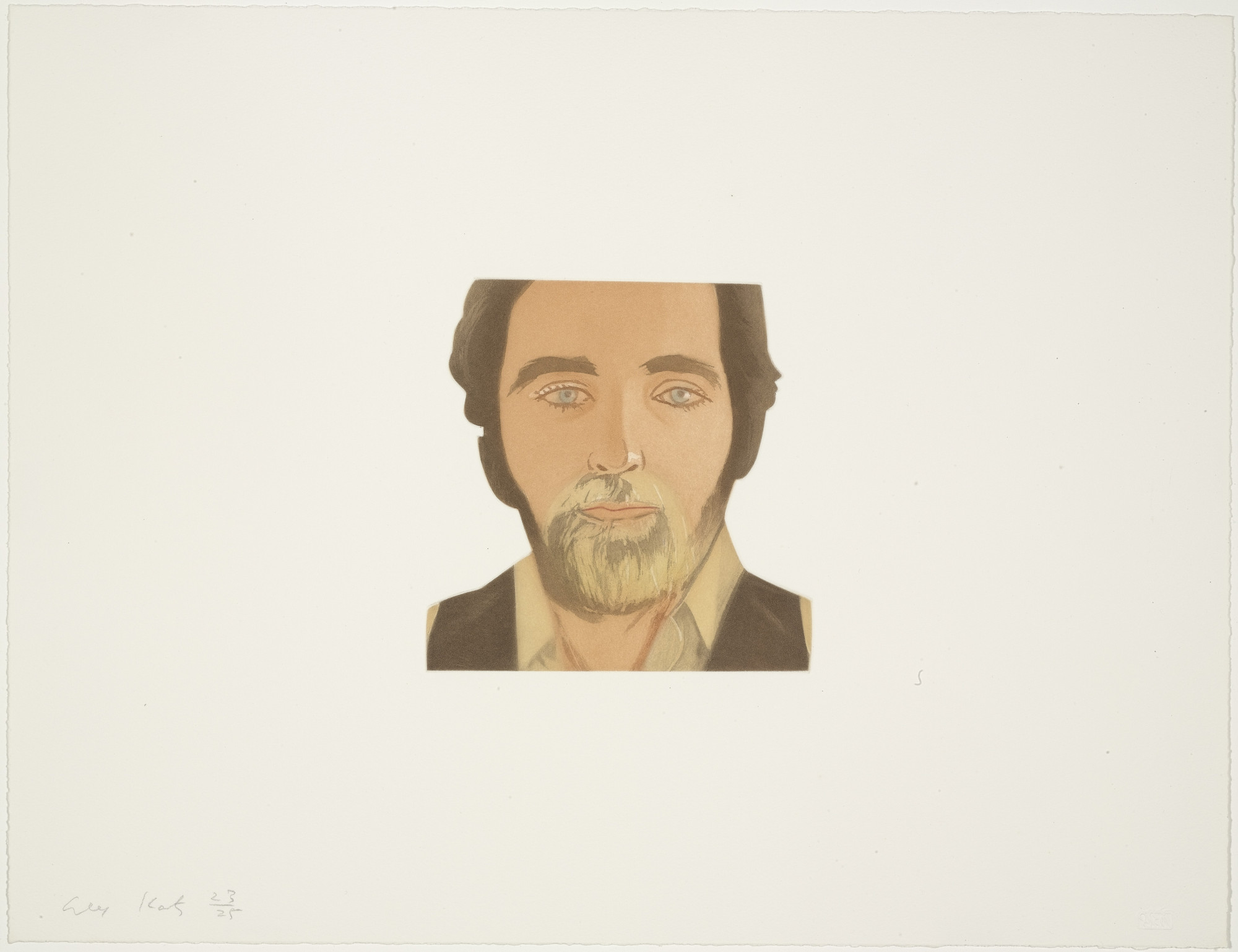 Alex Katz. John Perreault from Face of the Poet