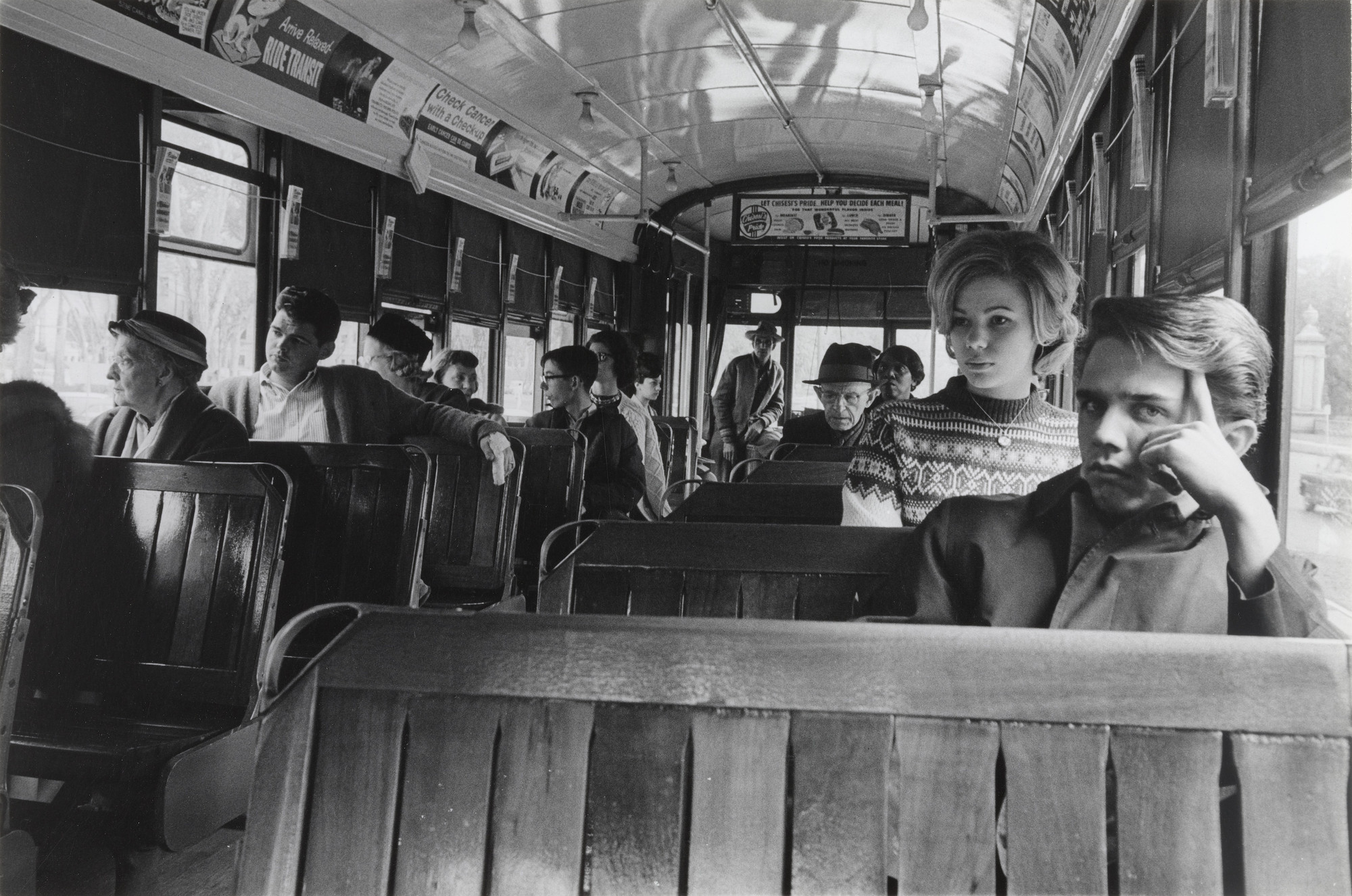 Danny Lyon. Saint Charles Street Trolley, Louisiana. 1964