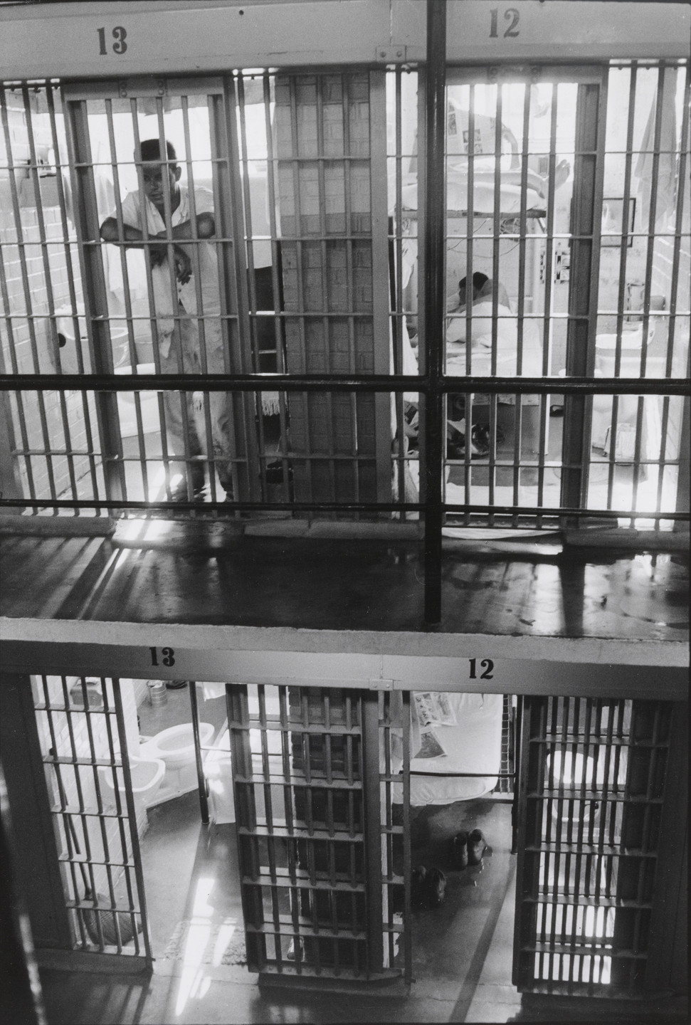 Danny Lyon. Cell Block, Ramsey Prison, Texas. 1968