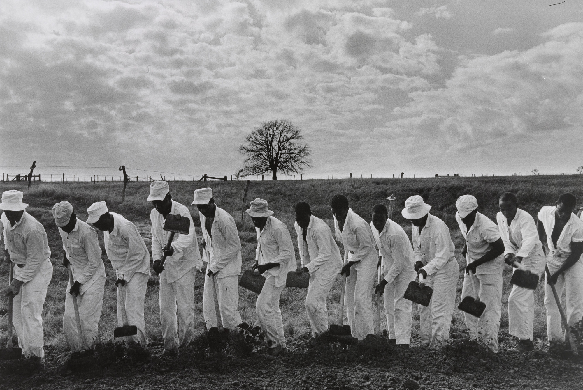Danny Lyon. The Line, Ferguson Prison, Texas