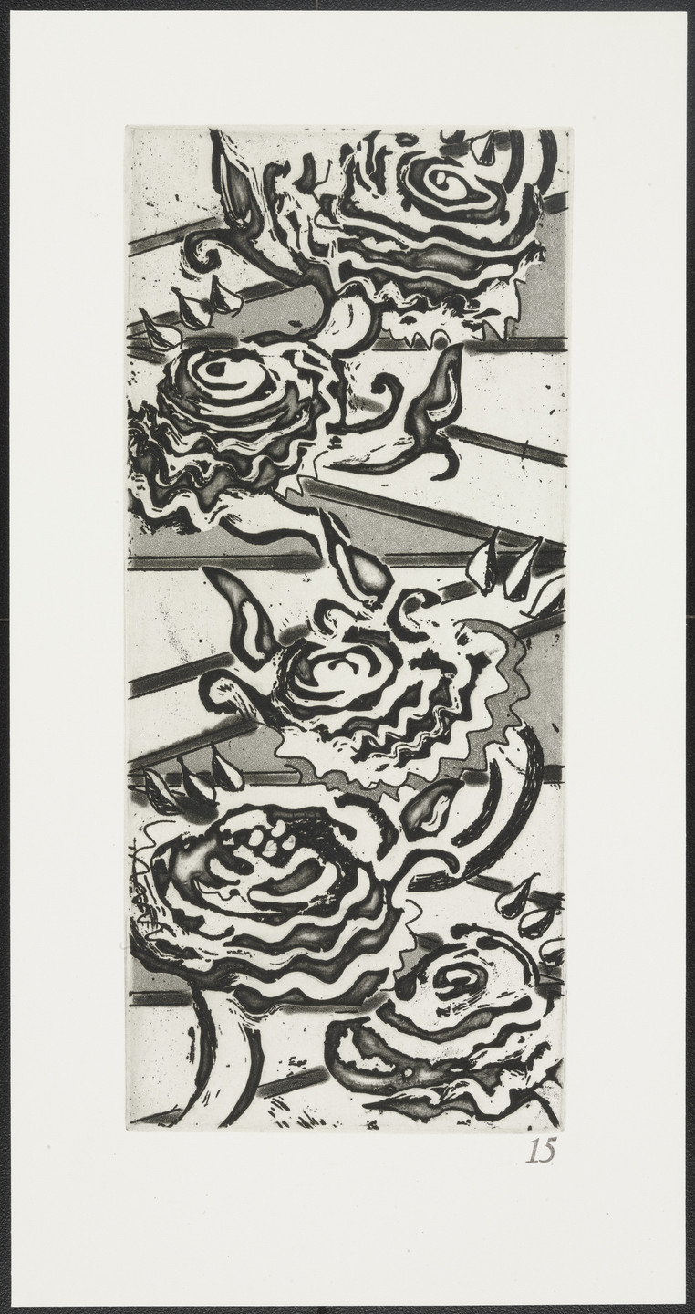 Robert Kushner. Climbing Roses from The Joy of Ornament. 1980