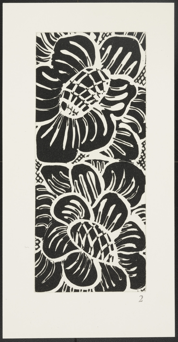 Robert Kushner. Black Flowers from The Joy of Ornament. 1980