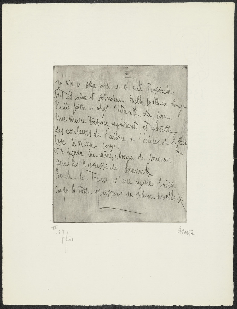 Explanation II (Explication II) from Maria 1946