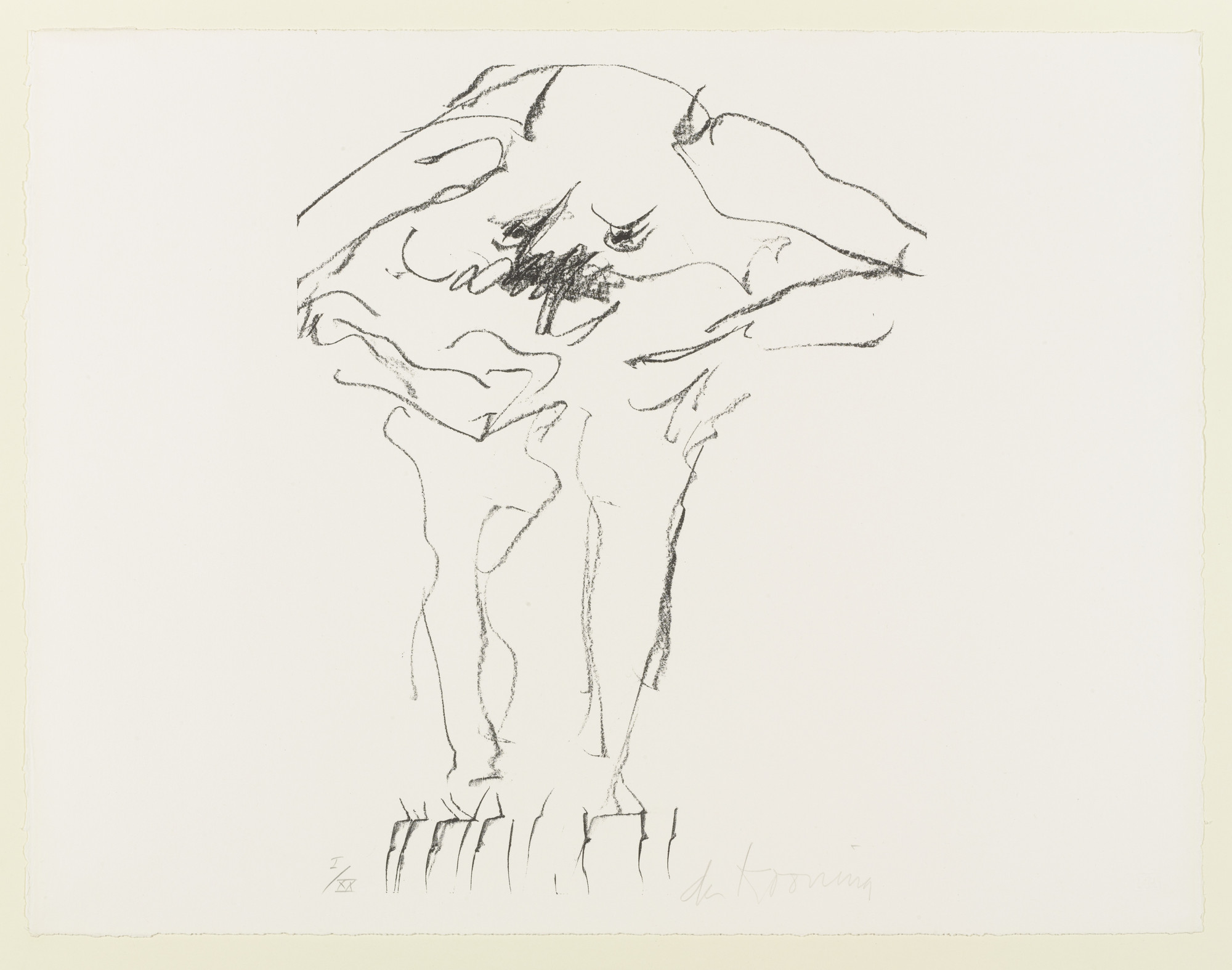 Willem de Kooning. Clam Digger (Litho #3) from 9. 1967 | MoMA