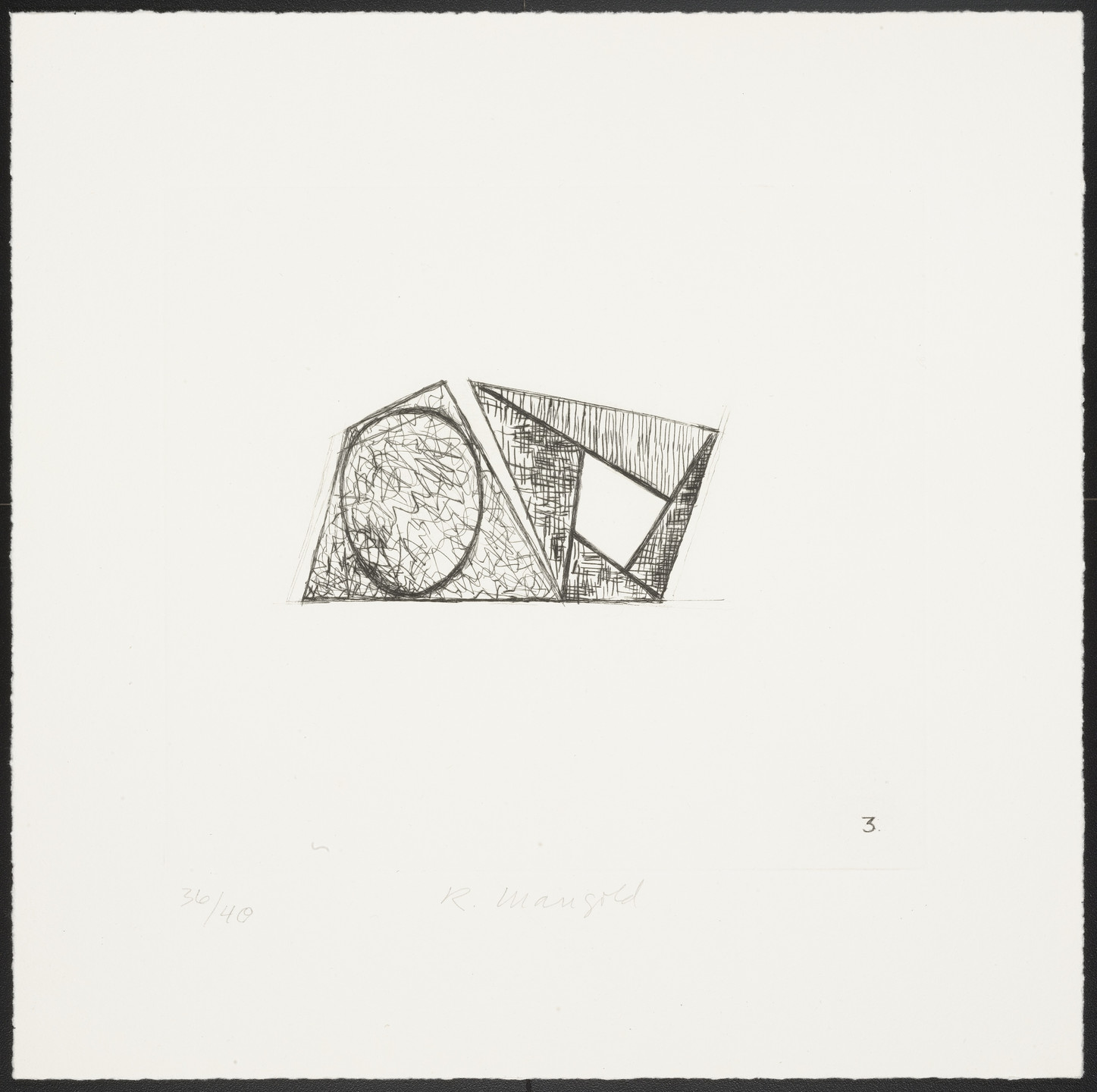 Robert Mangold. Pages #3 from Pages. 1989