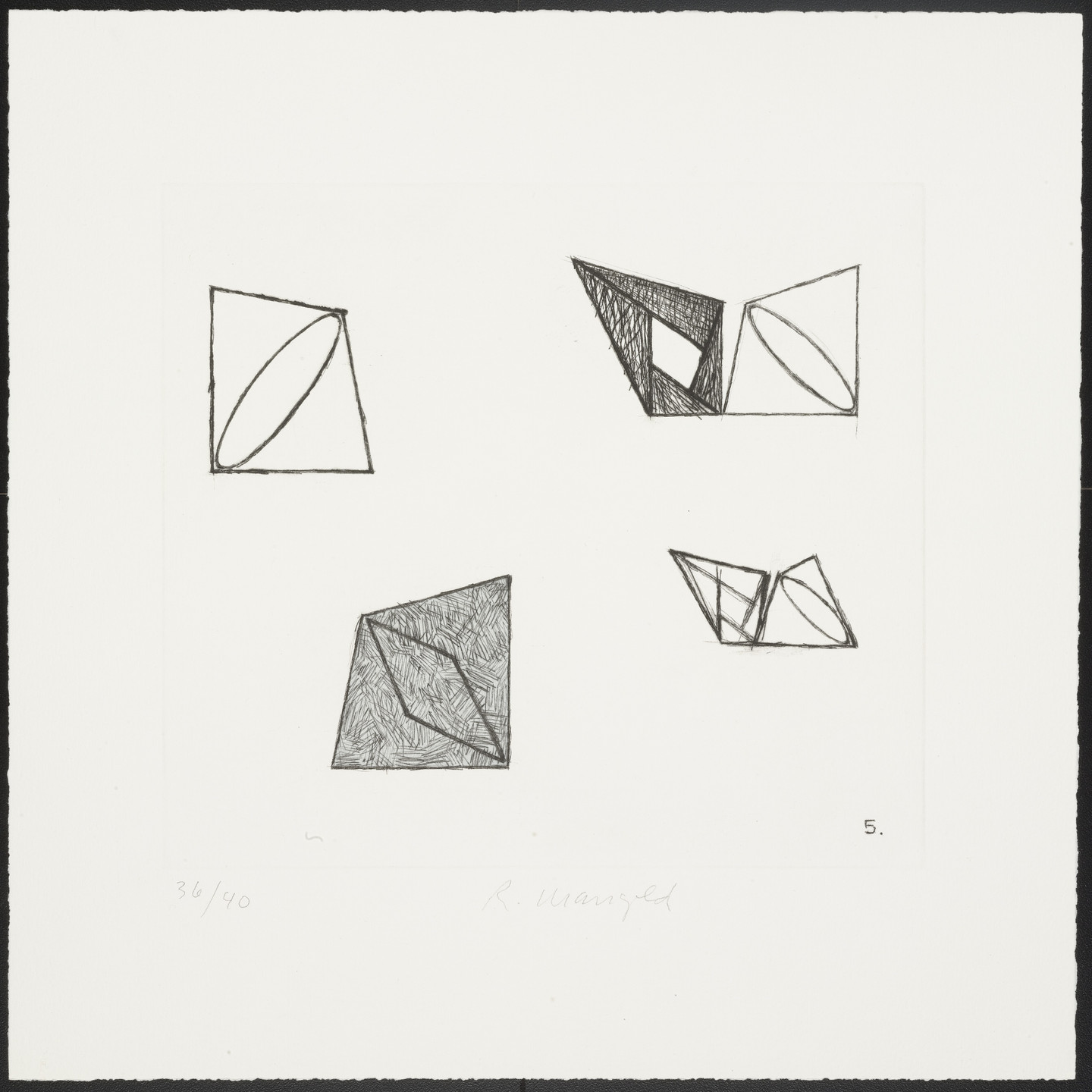 Robert Mangold. Pages #5 from Pages. 1989