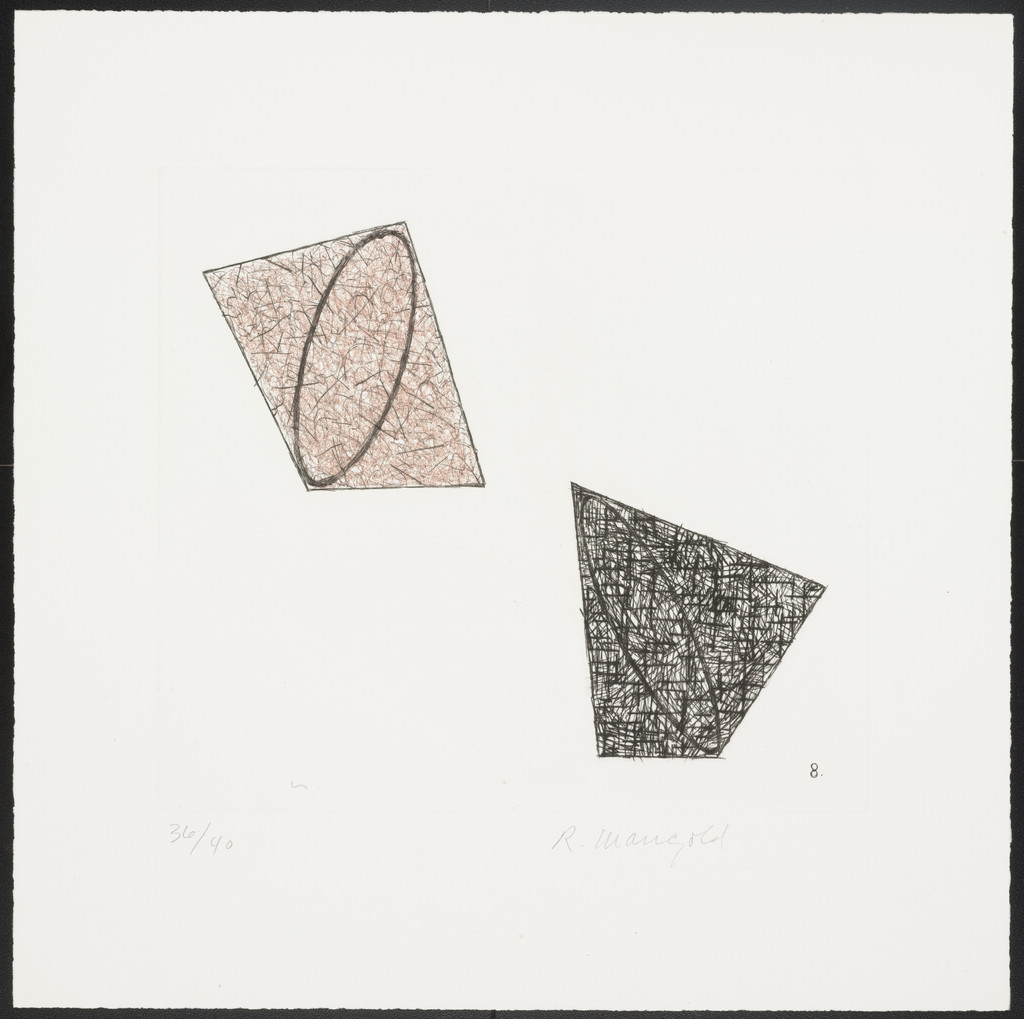 Pages #8 from Pages, Robert Mangold, 1989