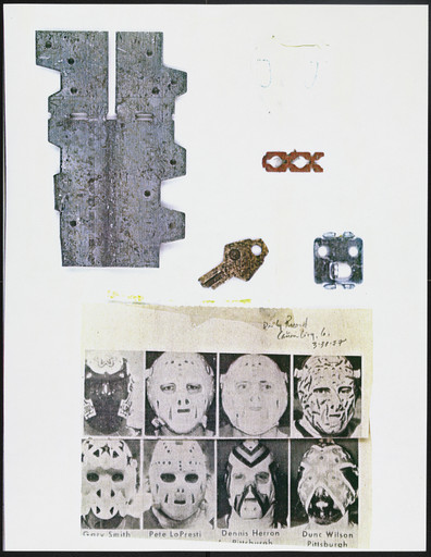 Untitled from Found Masks 1975–1978