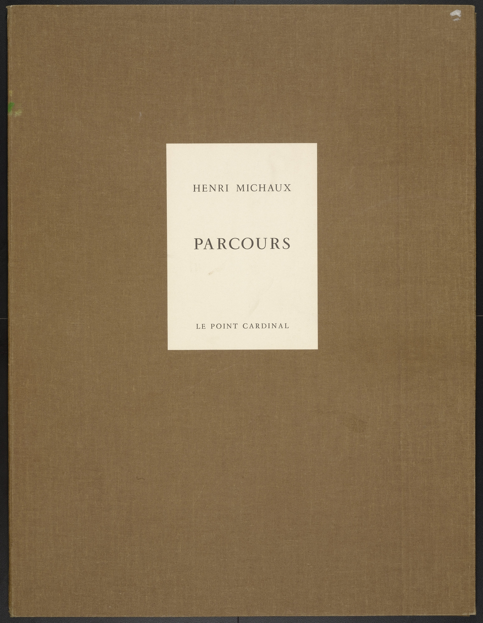 Henri Michaux. Parcours