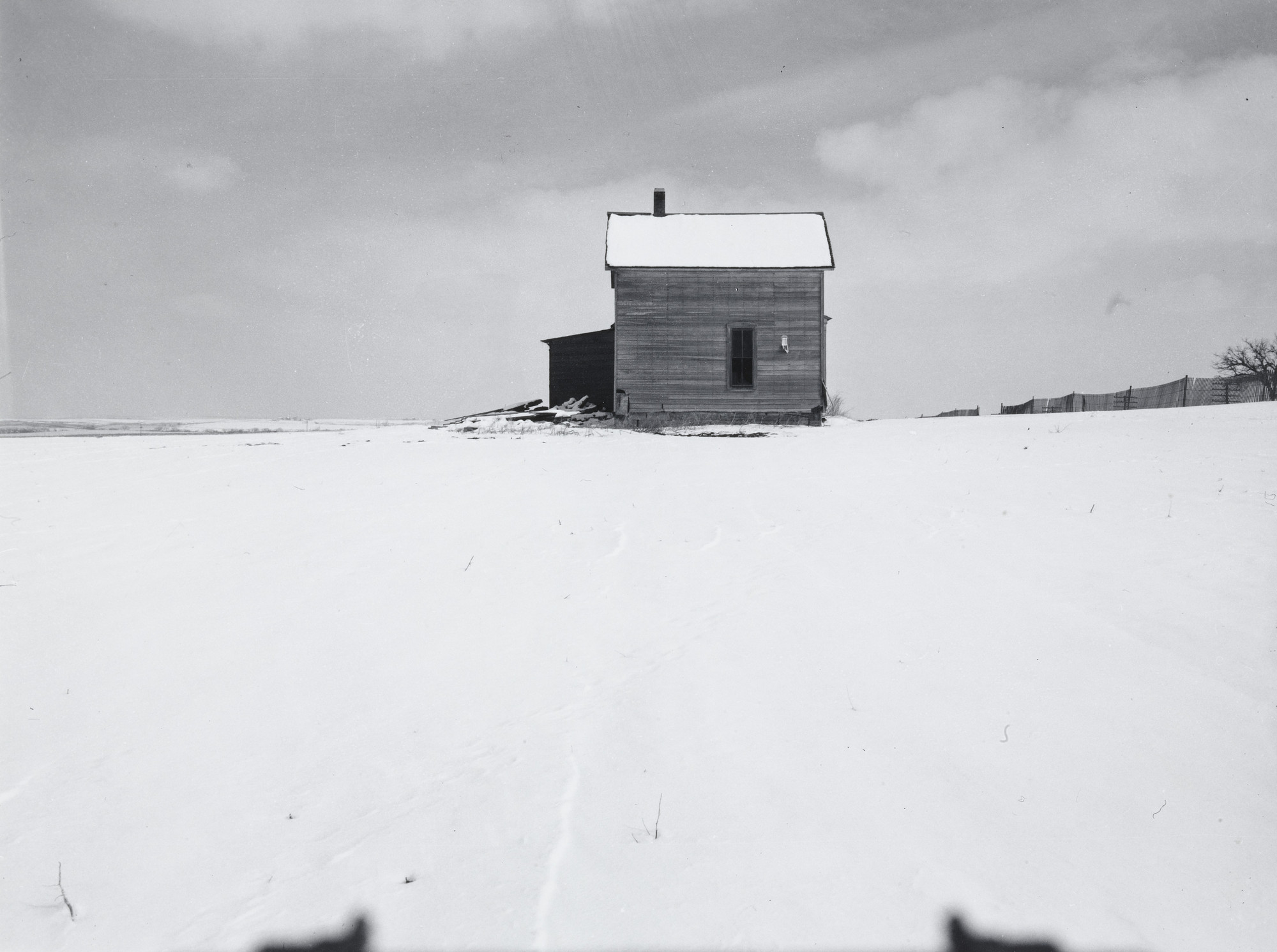 Wright Morris. Farmhouse in Winter, near Lincoln, Nebraska. 1941