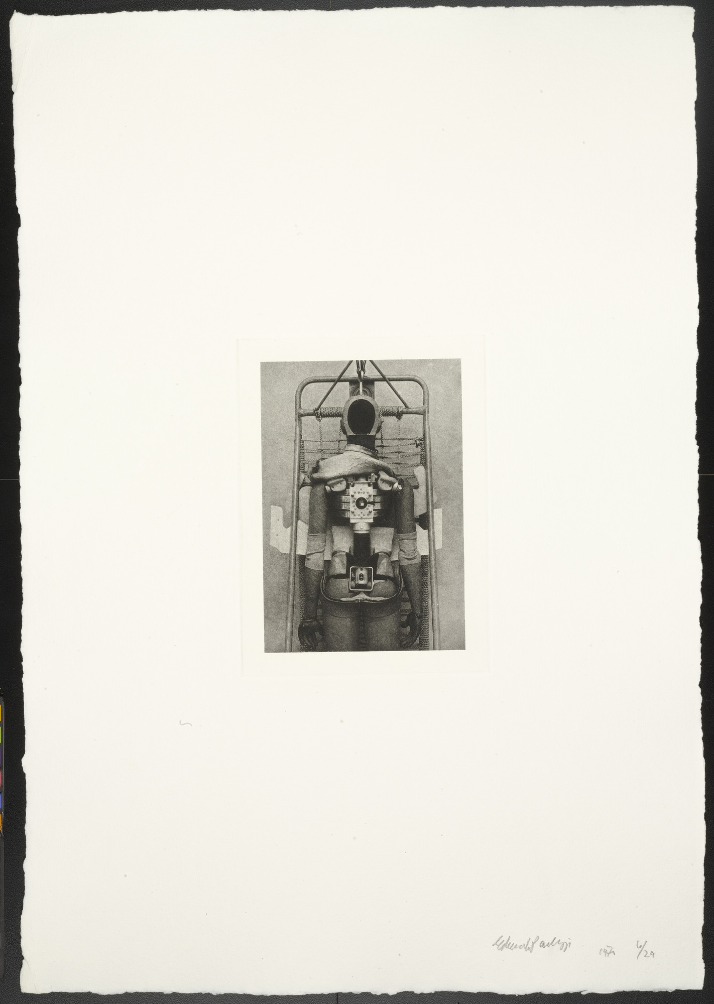 Eduardo Paolozzi. Untitled (Broken Open Dummy Skeleton) from The Conditional Probability Machine