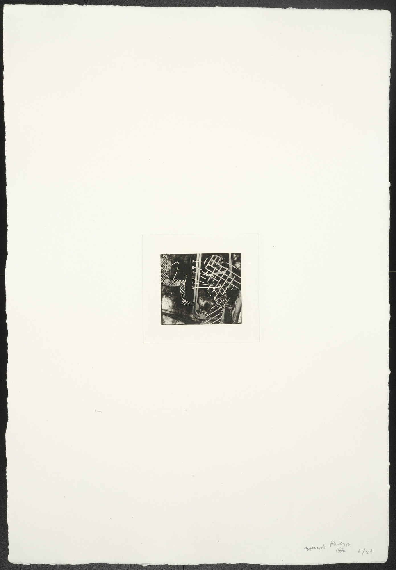 Eduardo Paolozzi. Untitled (Tape Dummy) from The Conditional Probability Machine
